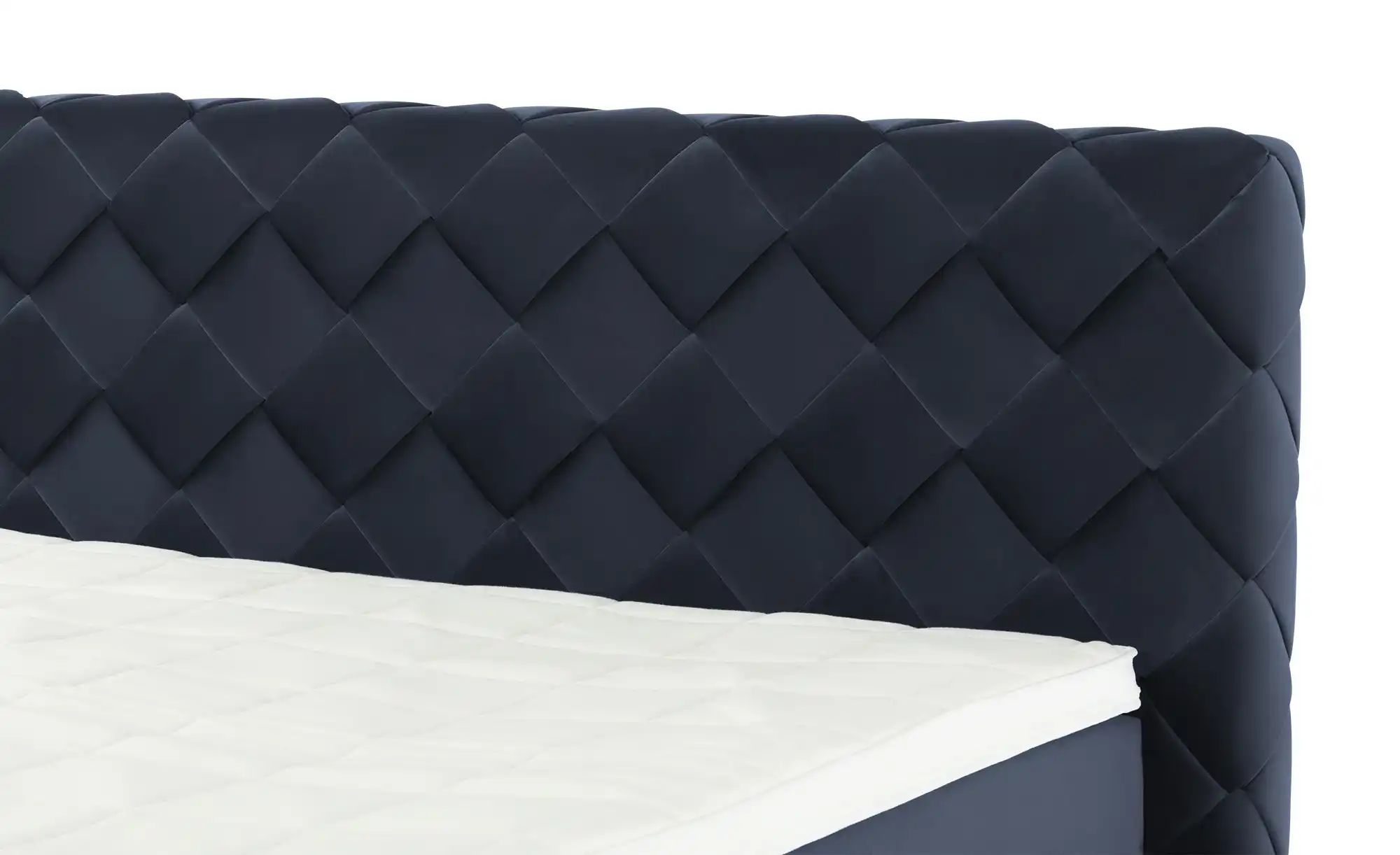 Thumbnail - Jette Home Boxspringbett  Braid ¦ blau ¦ Maße (cm): B: 202 H: 123 Betten > Boxspringbetten - Höffner