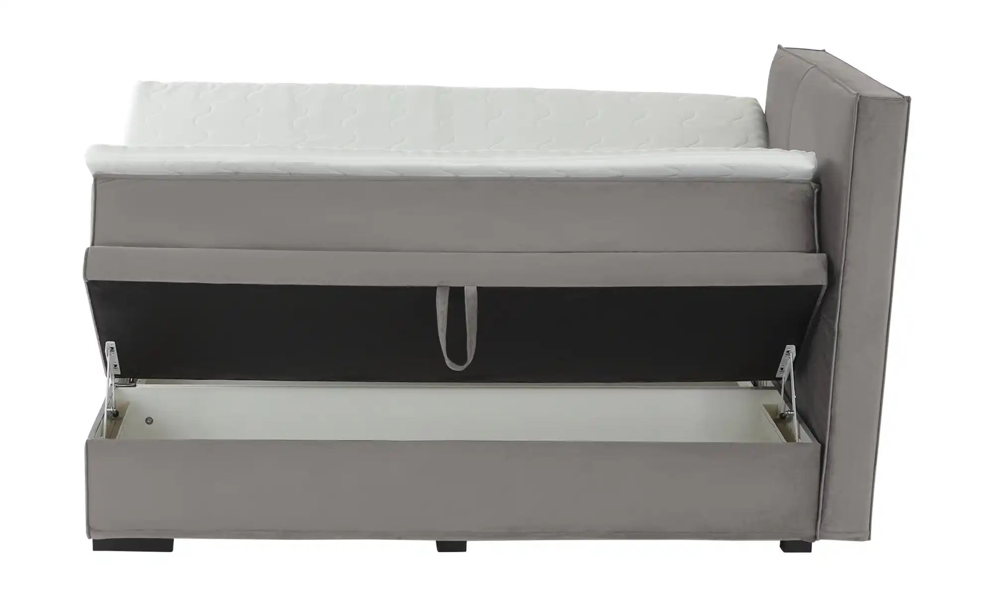 Thumbnail - Boxi Boxspringbett mit Bettkasten Boxi Urban ¦ grau ¦ Maße (cm): B: 140 H: 125 Betten > Boxspringbetten - Höffner