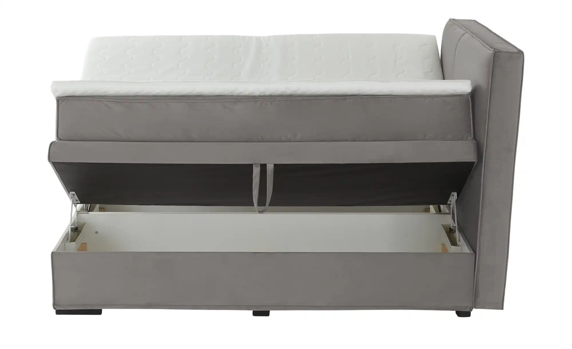 Boxi Boxspringbett mit Bettkasten Boxi Urban ¦ grau ¦ Maße (cm): B: 160 H: günstig online kaufen