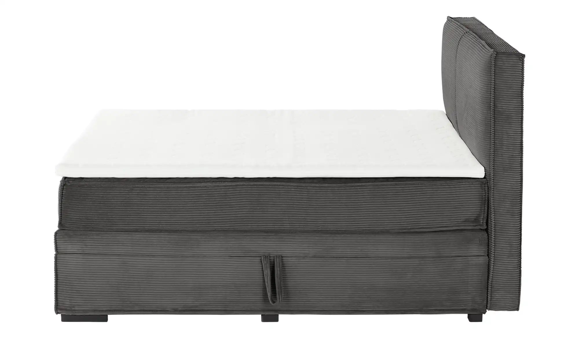 Boxi Boxspringbett mit Bettkasten Boxi Urban ¦ grau ¦ Maße (cm): B: 160 H: günstig online kaufen
