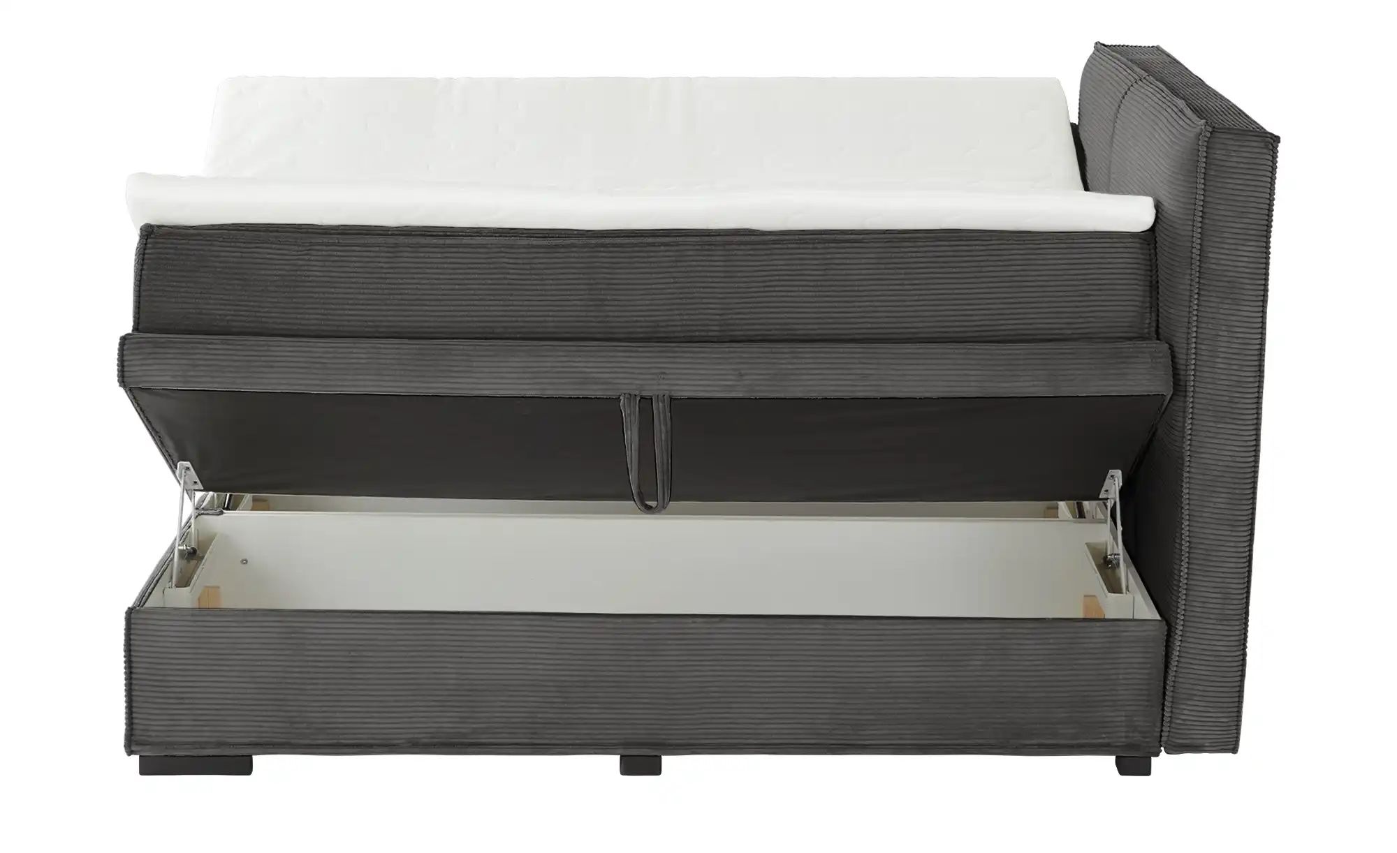Boxi Boxspringbett mit Bettkasten Boxi Urban ¦ grau ¦ Maße (cm): B: 160 H: günstig online kaufen