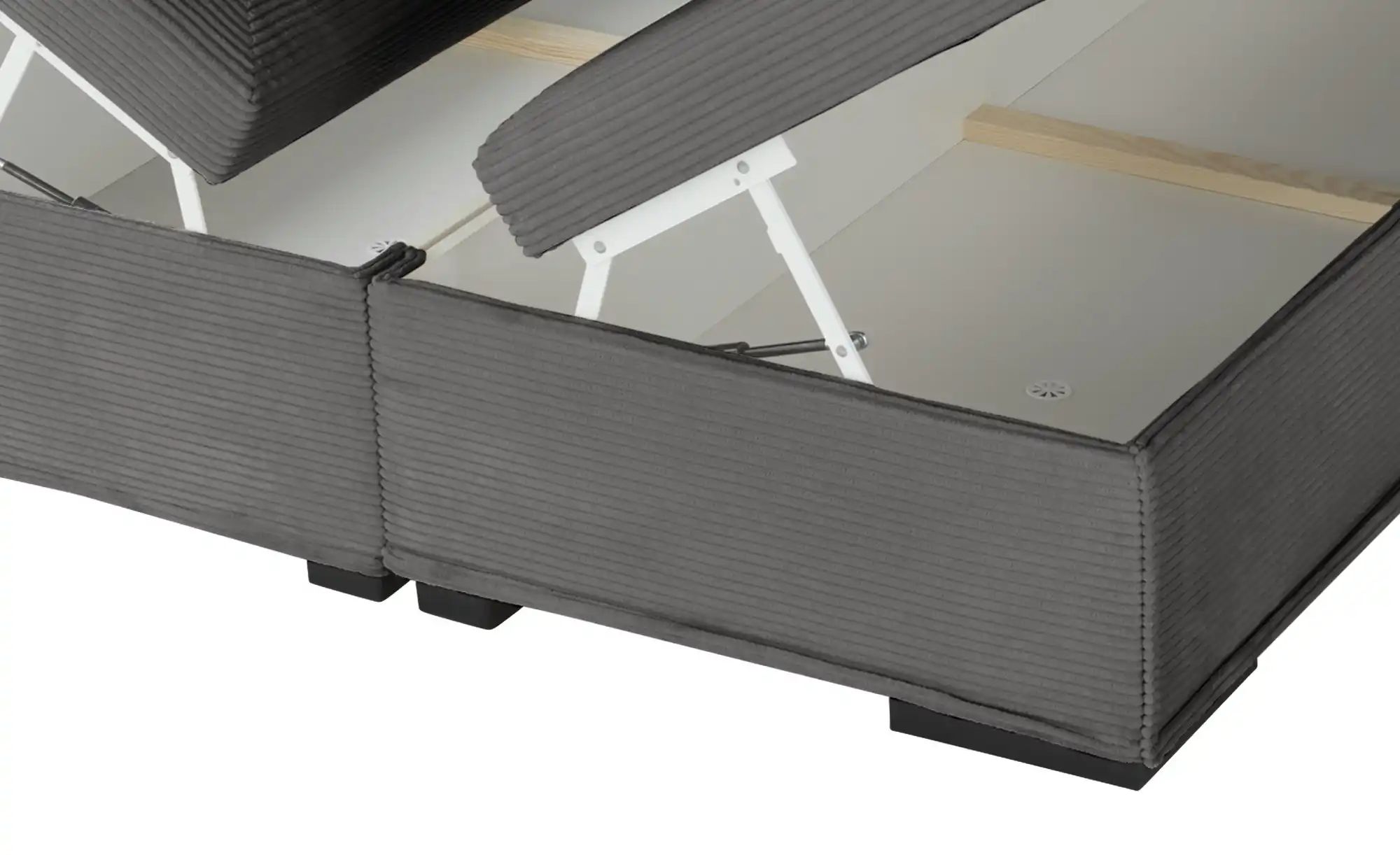 Thumbnail - Boxi Boxspringbett mit Bettkasten Boxi Urban ¦ grau ¦ Maße (cm): B: 180 H: 125 Betten > Boxspringbetten - Höffner