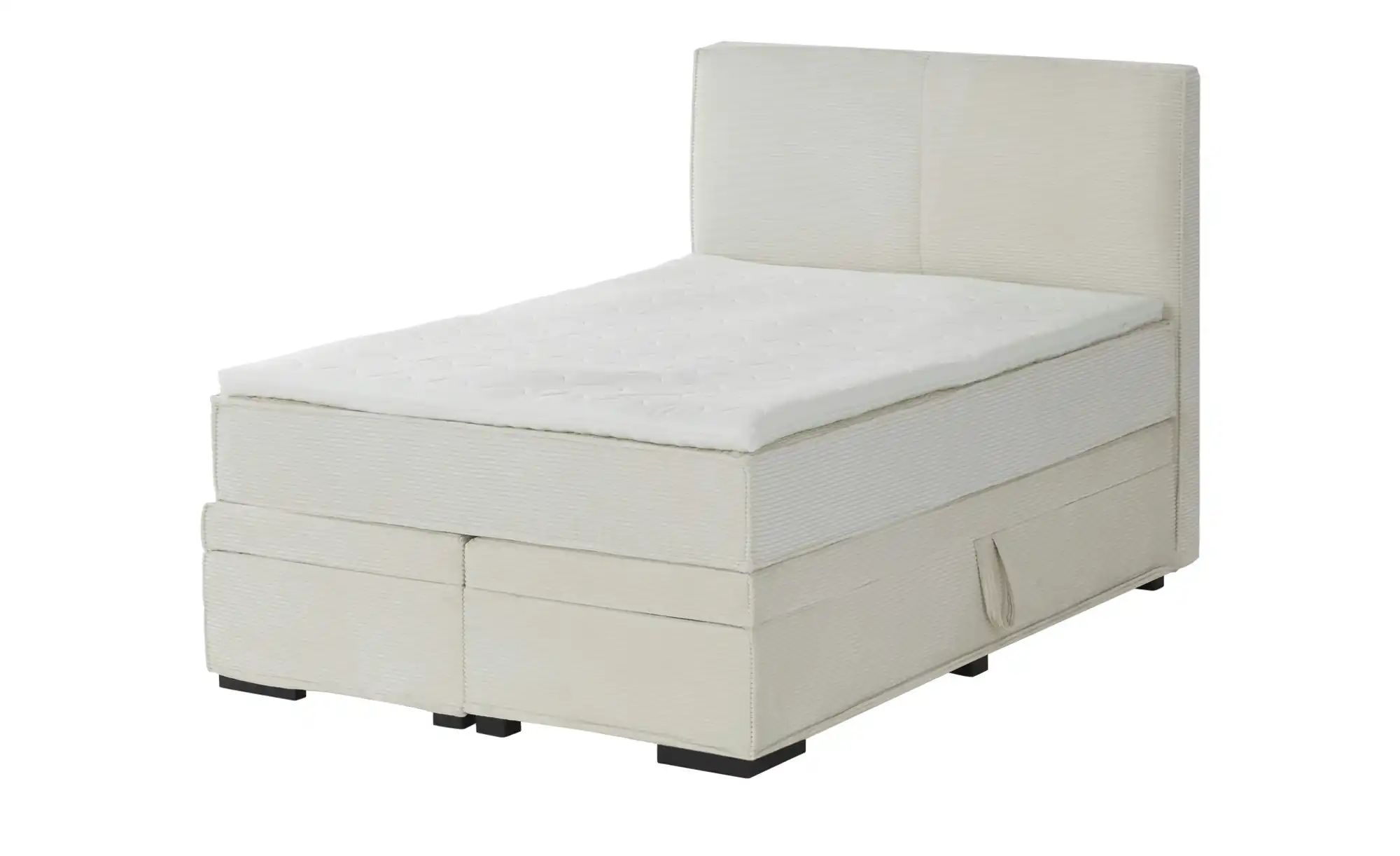 Boxi Boxspringbett mit trendigem Keder Boxi ¦ creme ¦ Maße (cm): B: 140 H: günstig online kaufen