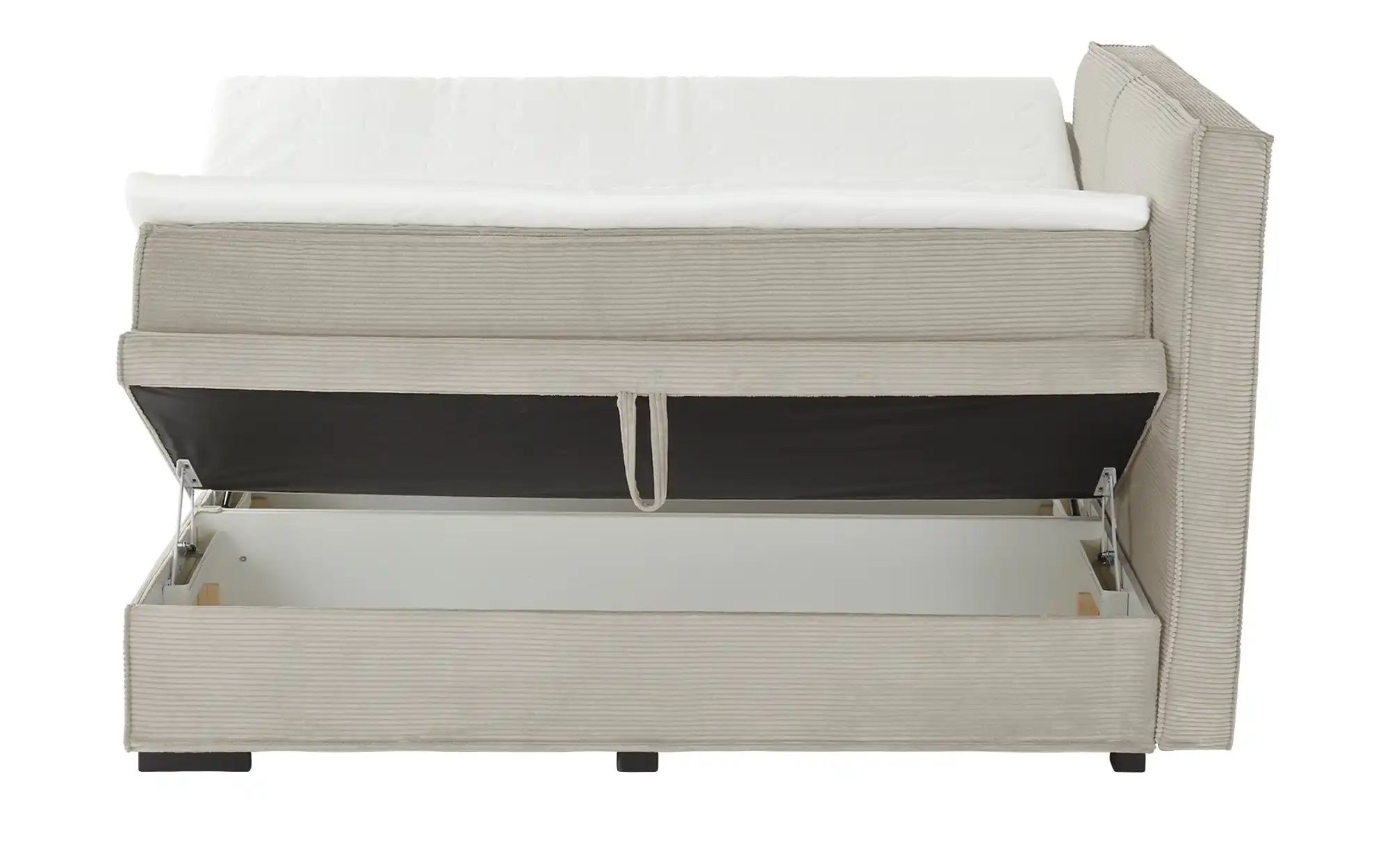 Boxi Boxspringbett mit Bettkasten Boxi Urban ¦ beige ¦ Maße (cm): B: 160 H: günstig online kaufen