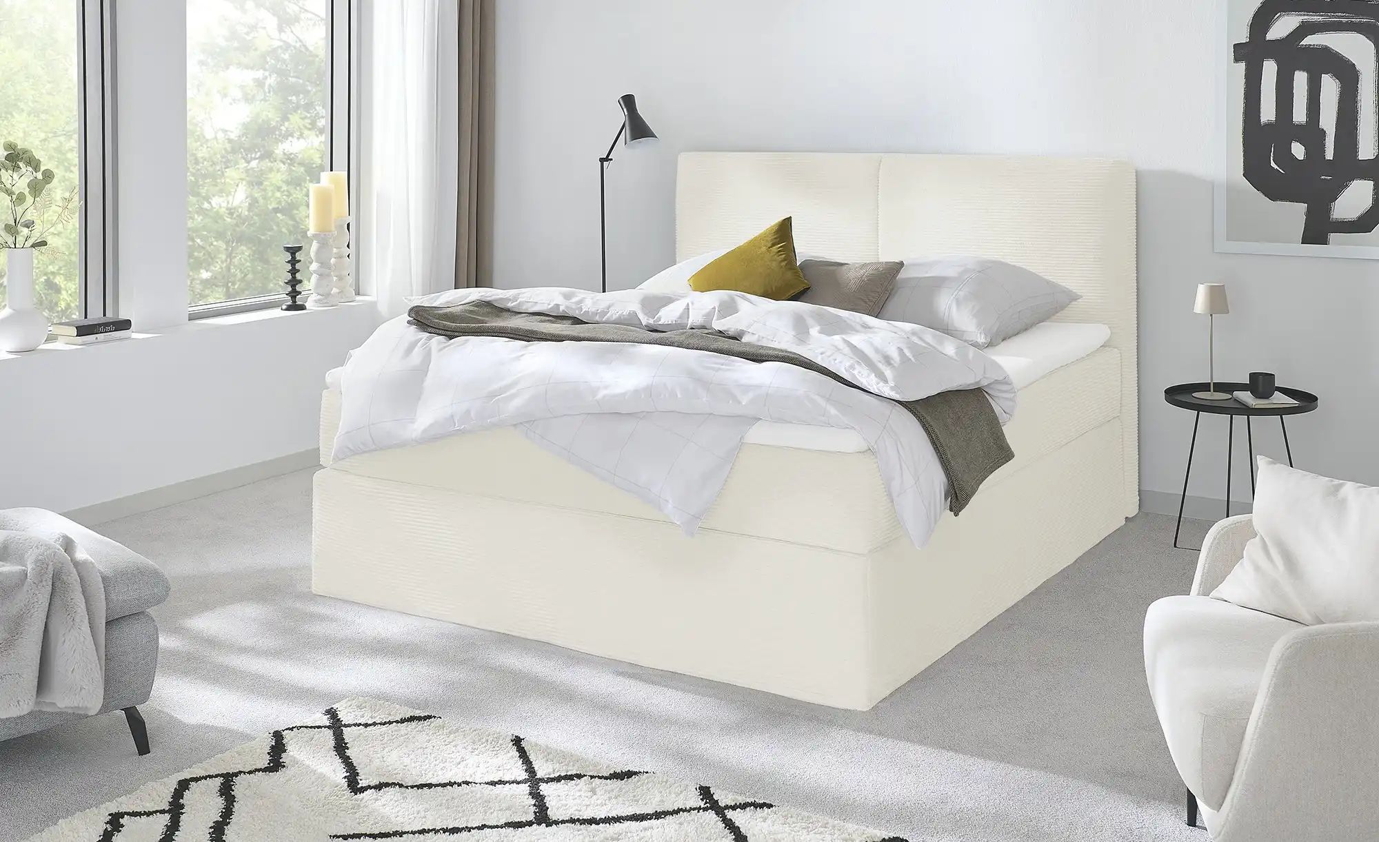 Thumbnail - Boxi Boxspringbett  Boxi Classic ¦ beige ¦ Maße (cm): B: 160 H: 125 Betten > Boxspringbetten - Höffner