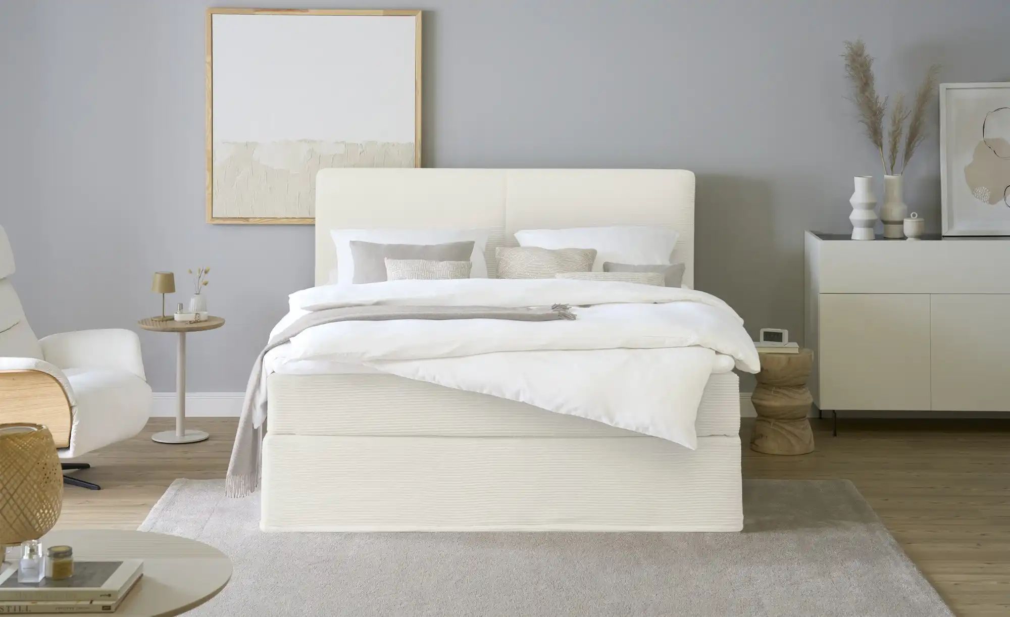 Boxi Boxspringbett  Boxi Classic ¦ creme ¦ Maße (cm): B: 160 H: 125 Betten günstig online kaufen