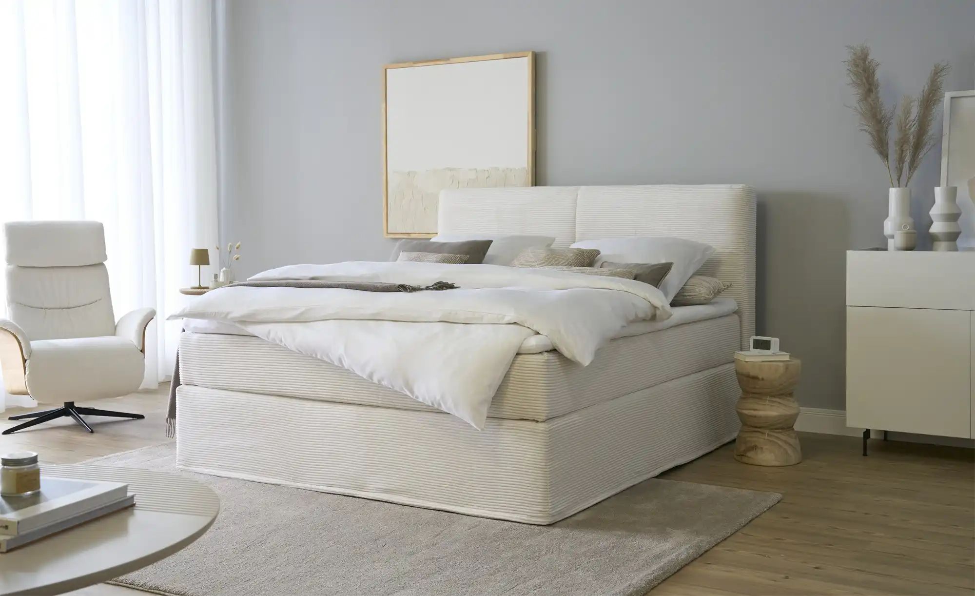 Boxi Boxspringbett  Boxi Classic ¦ creme ¦ Maße (cm): B: 160 H: 125 Betten günstig online kaufen