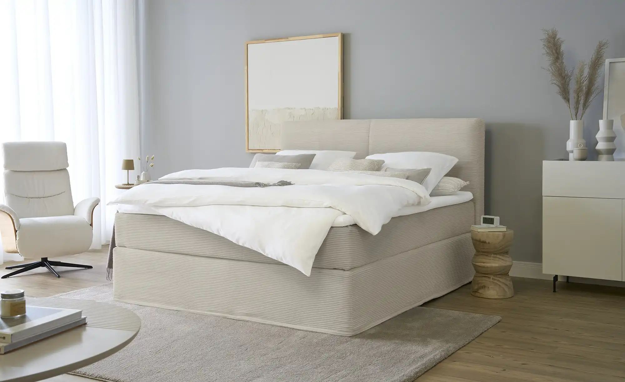 Boxi Boxspringbett  Boxi Classic ¦ beige ¦ Maße (cm): B: 180 H: 125 Betten günstig online kaufen