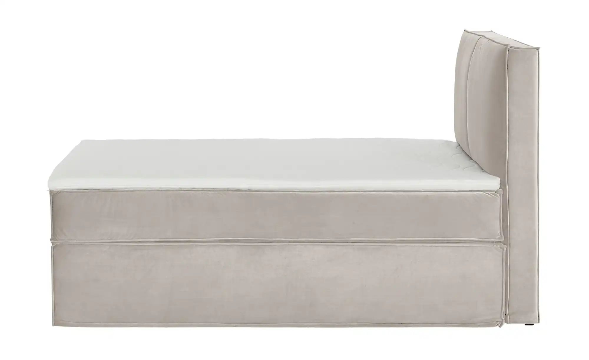 Thumbnail - Boxi Boxspringbett mit trendigem Keder Boxi ¦ beige ¦ Maße (cm): B: 160 H: 125 Betten > Boxspringbetten - Höffner