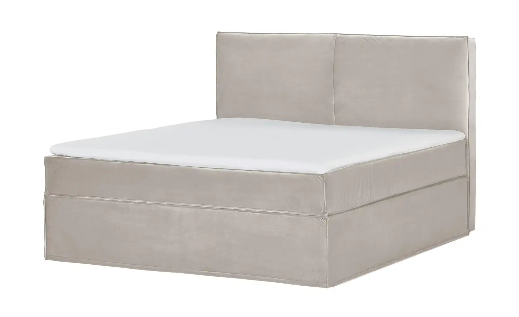 Thumbnail - Boxi Boxspringbett mit trendigem Keder Boxi ¦ beige ¦ Maße (cm): B: 160 H: 125 Betten > Boxspringbetten > Boxspringbette...
