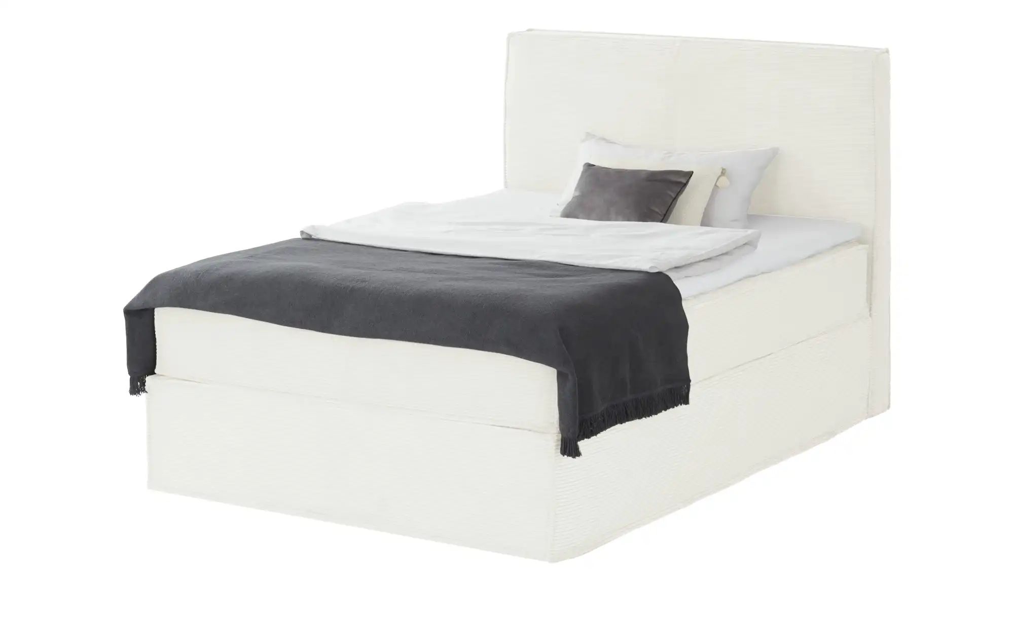 Boxi Boxspringbett mit trendigem Keder Boxi ¦ beige ¦ Maße (cm): B: 140 H: günstig online kaufen