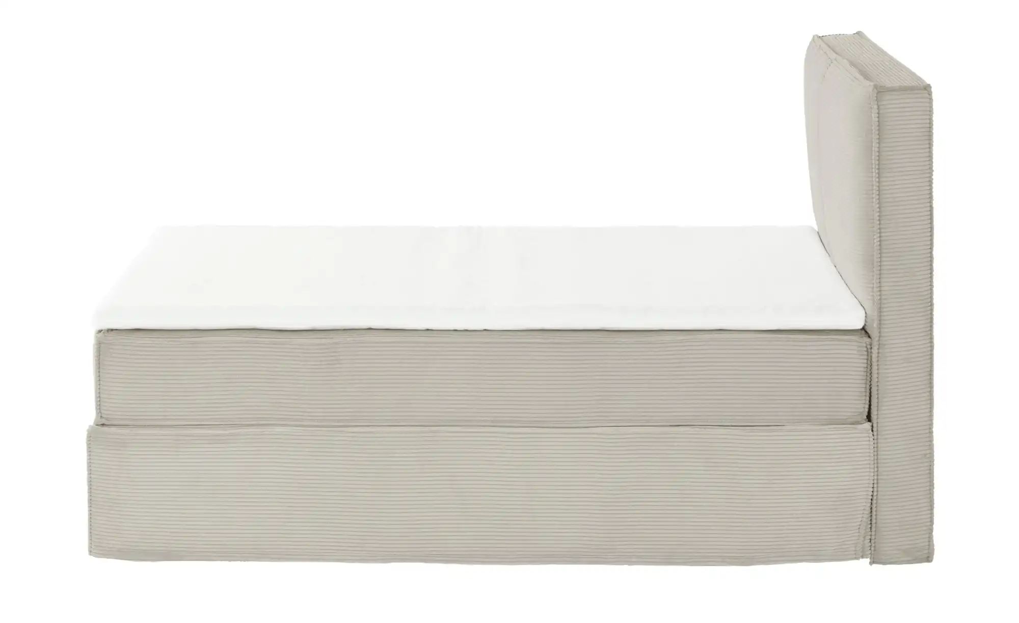 Thumbnail - Boxi Boxspringbett mit trendigem Keder Boxi ¦ beige ¦ Maße (cm): B: 180 H: 125 Betten > Boxspringbetten - Höffner