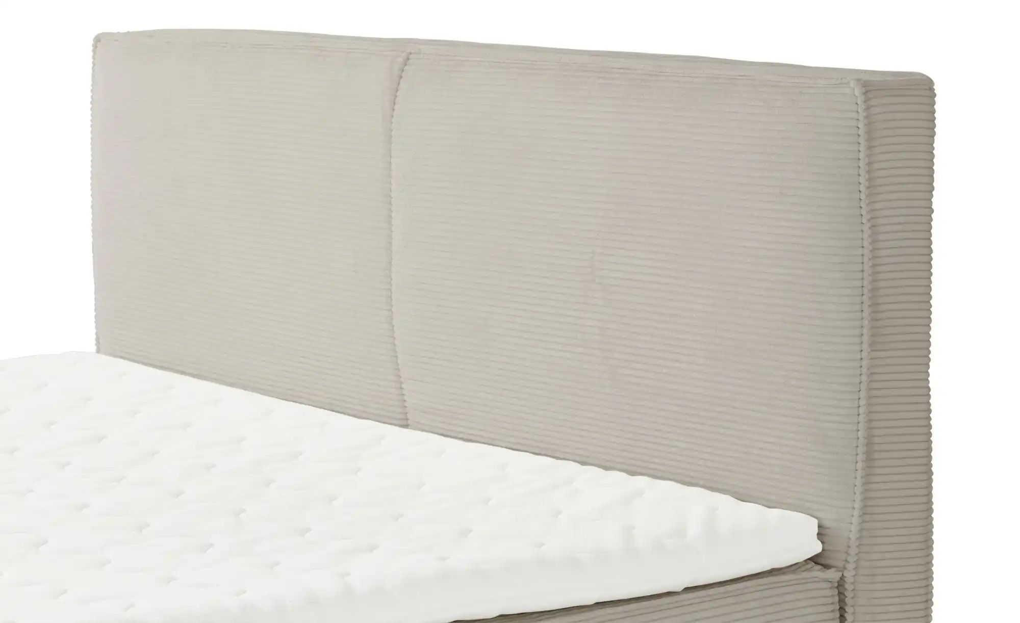 Thumbnail - Boxi Boxspringbett mit trendigem Keder Boxi ¦ beige ¦ Maße (cm): B: 180 H: 125 Betten > Boxspringbetten - Höffner