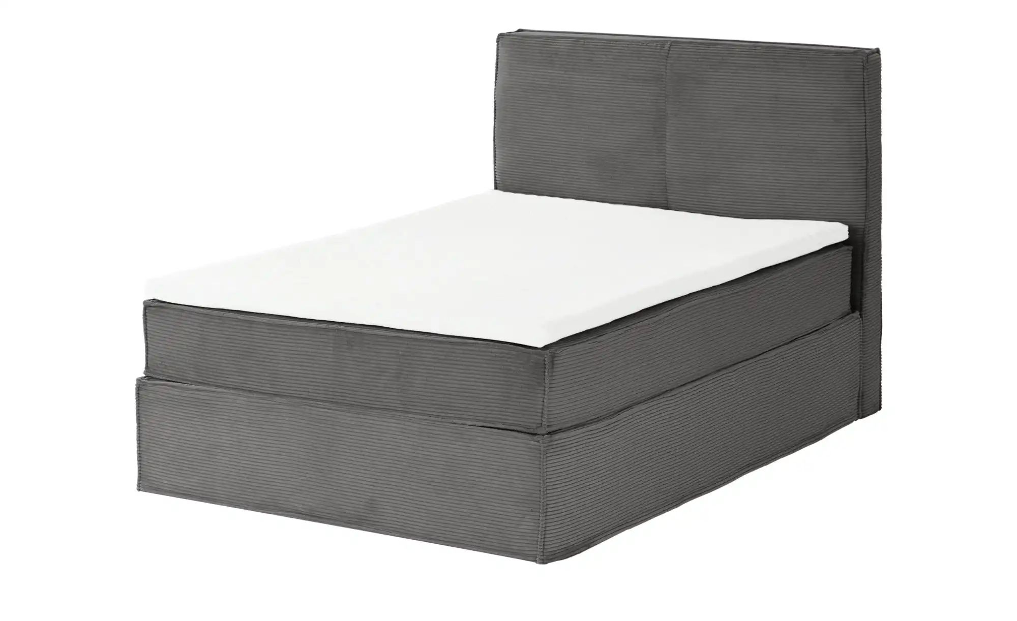 Boxi Boxspringbett mit trendigem Keder Boxi ¦ grau ¦ Maße (cm): B: 140 H: 1 günstig online kaufen
