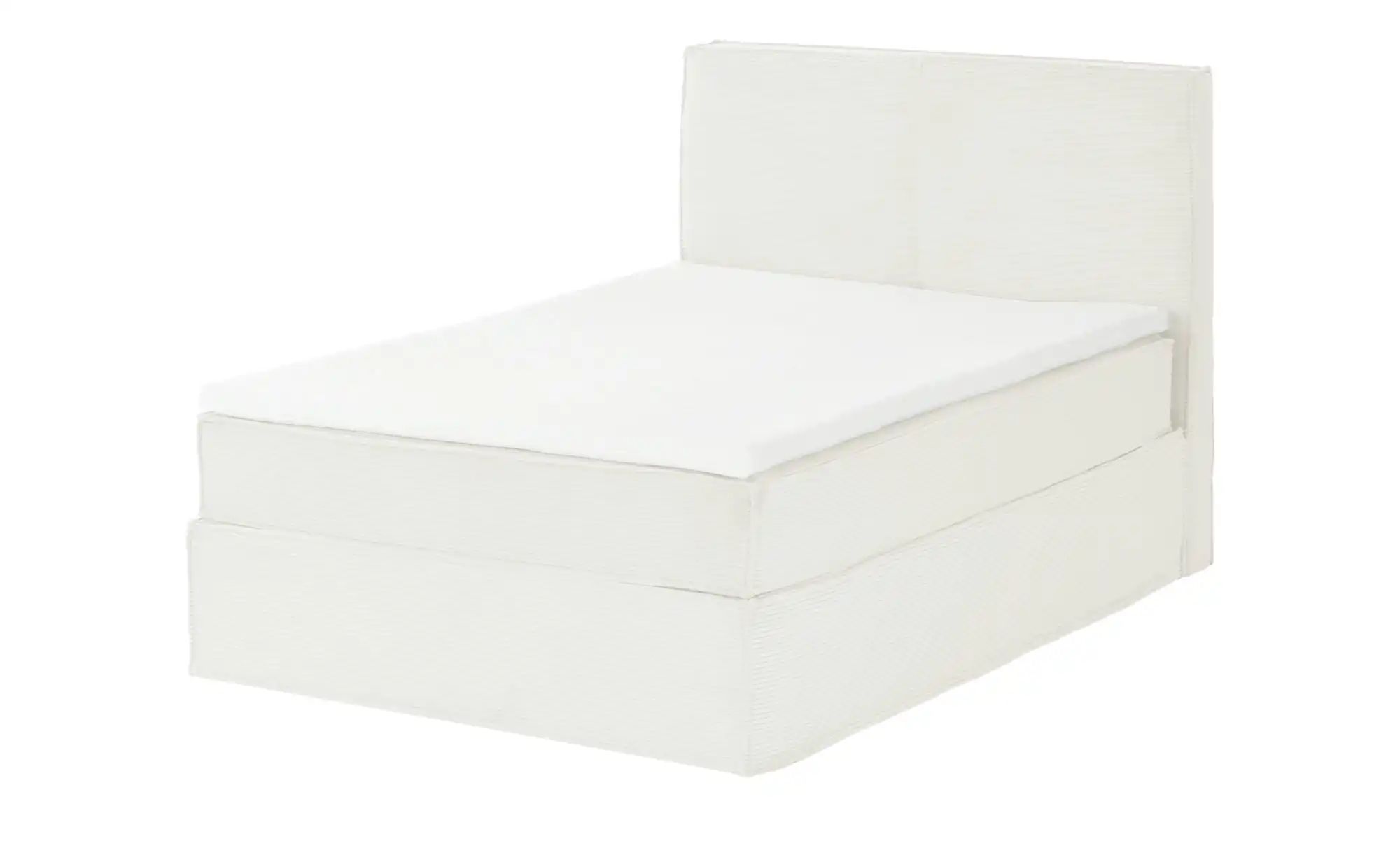 Thumbnail - Boxi Boxspringbett mit trendigem Keder Boxi ¦ creme ¦ Maße (cm): B: 140 H: 125 Betten > Boxspringbetten - Höffner