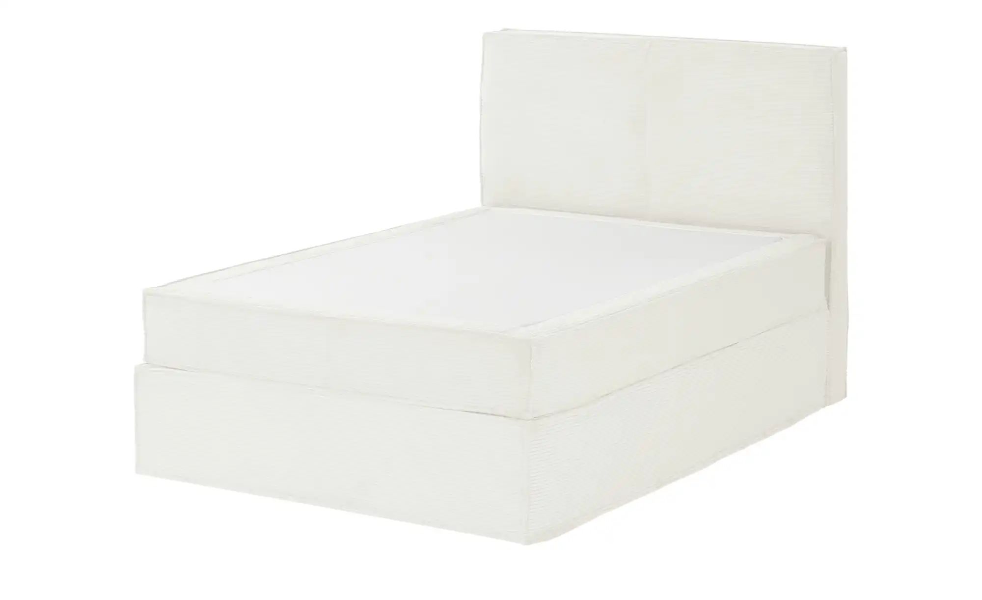 Thumbnail - Boxi Boxspringbett mit trendigem Keder Boxi ¦ creme ¦ Maße (cm): B: 140 H: 125 Betten > Boxspringbetten - Höffner