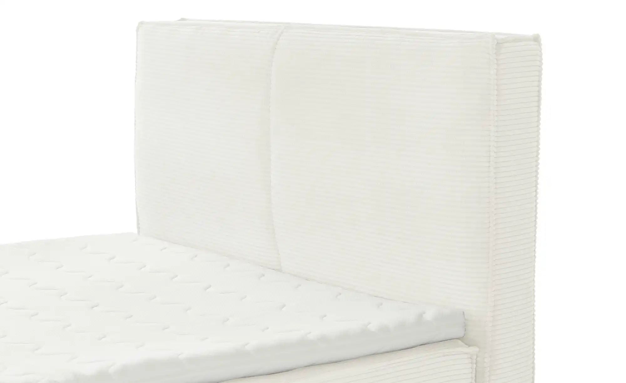 Thumbnail - Boxi Boxspringbett mit trendigem Keder Boxi ¦ creme ¦ Maße (cm): B: 140 H: 125 Betten > Einzelbetten - Höffner