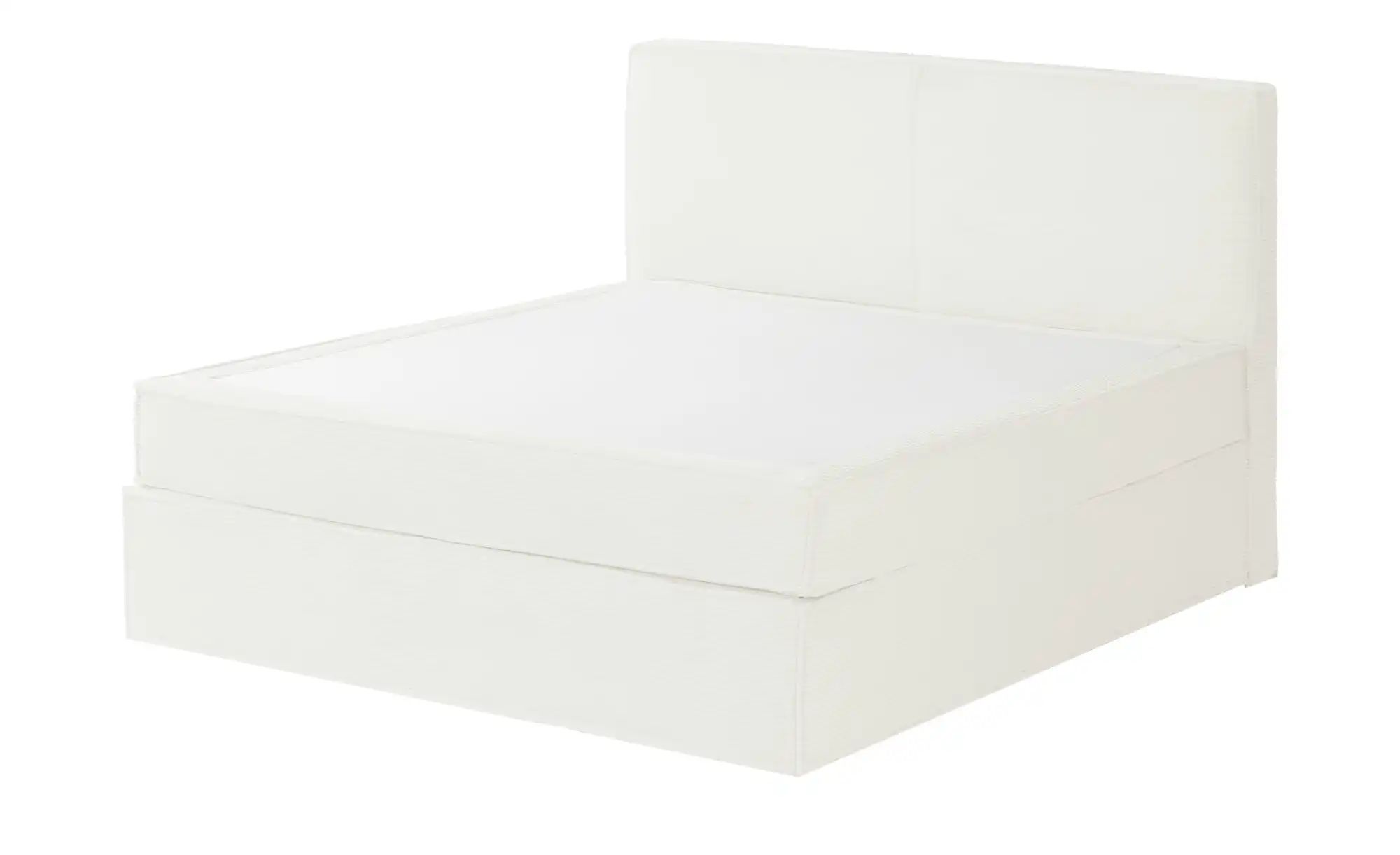 Thumbnail - Boxi Boxspringbett mit trendigem Keder Boxi ¦ creme ¦ Maße (cm): B: 180 H: 125 Betten > Boxspringbetten - Höffner