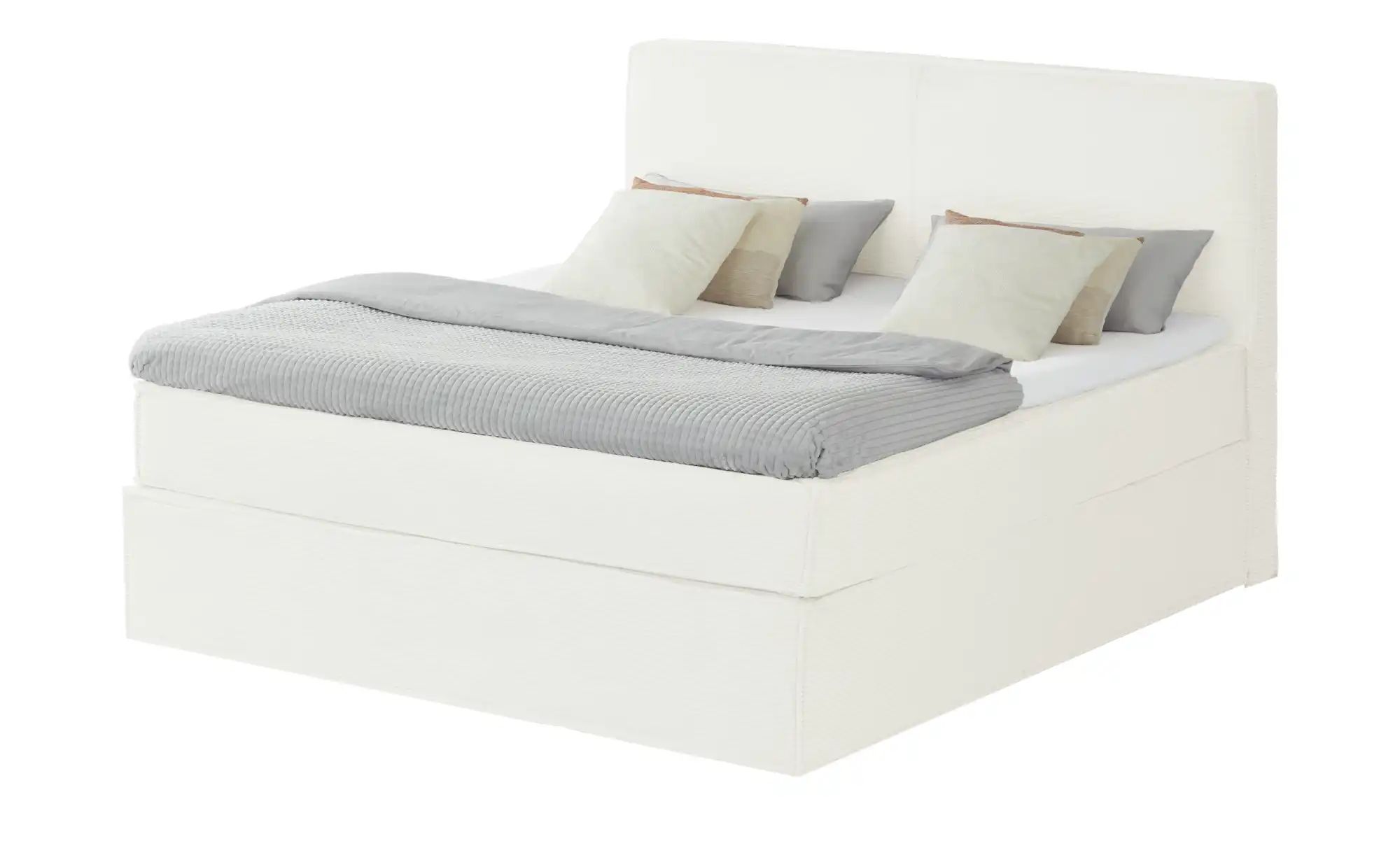 Boxi Boxspringbett mit trendigem Keder Boxi ¦ creme ¦ Maße (cm): B: 180 H: günstig online kaufen