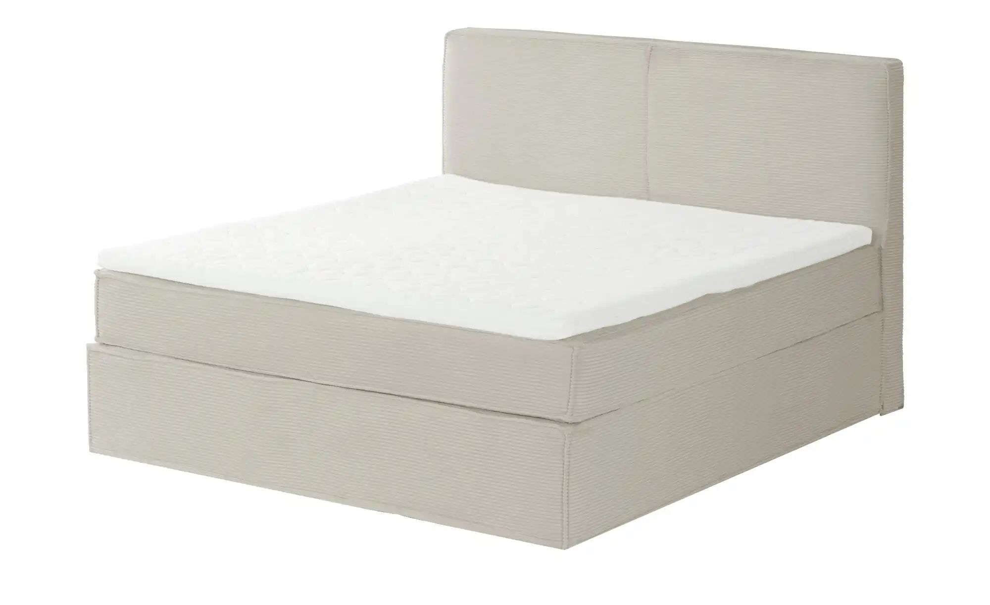 Thumbnail - Boxi Boxspringbett mit trendigem Keder Boxi ¦ beige ¦ Maße (cm): B: 160 H: 125 Betten > Boxspringbetten - Höffner