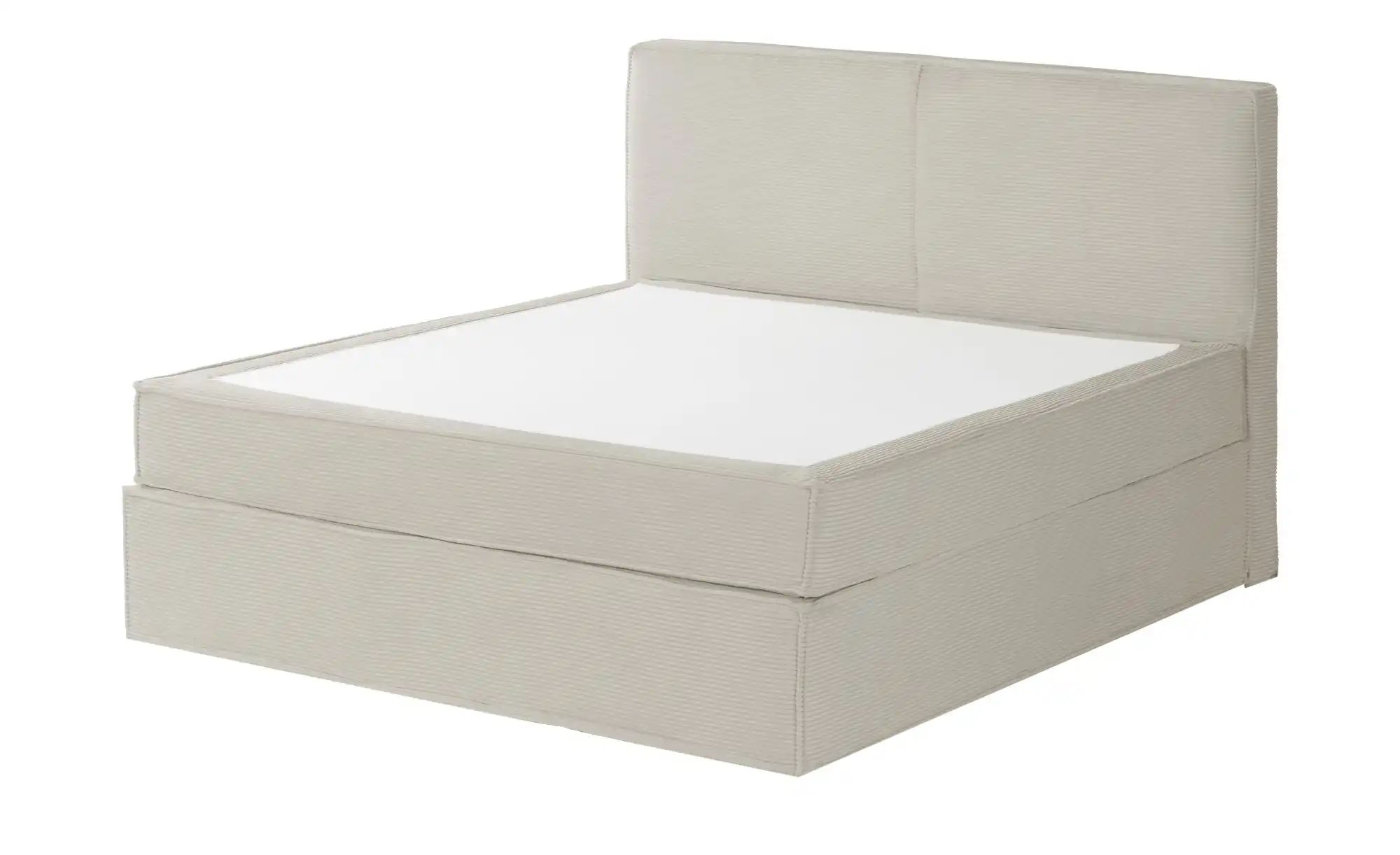 Thumbnail - Boxi Boxspringbett mit trendigem Keder Boxi ¦ beige ¦ Maße (cm): B: 180 H: 125 Betten > Boxspringbetten > Boxspringbette...