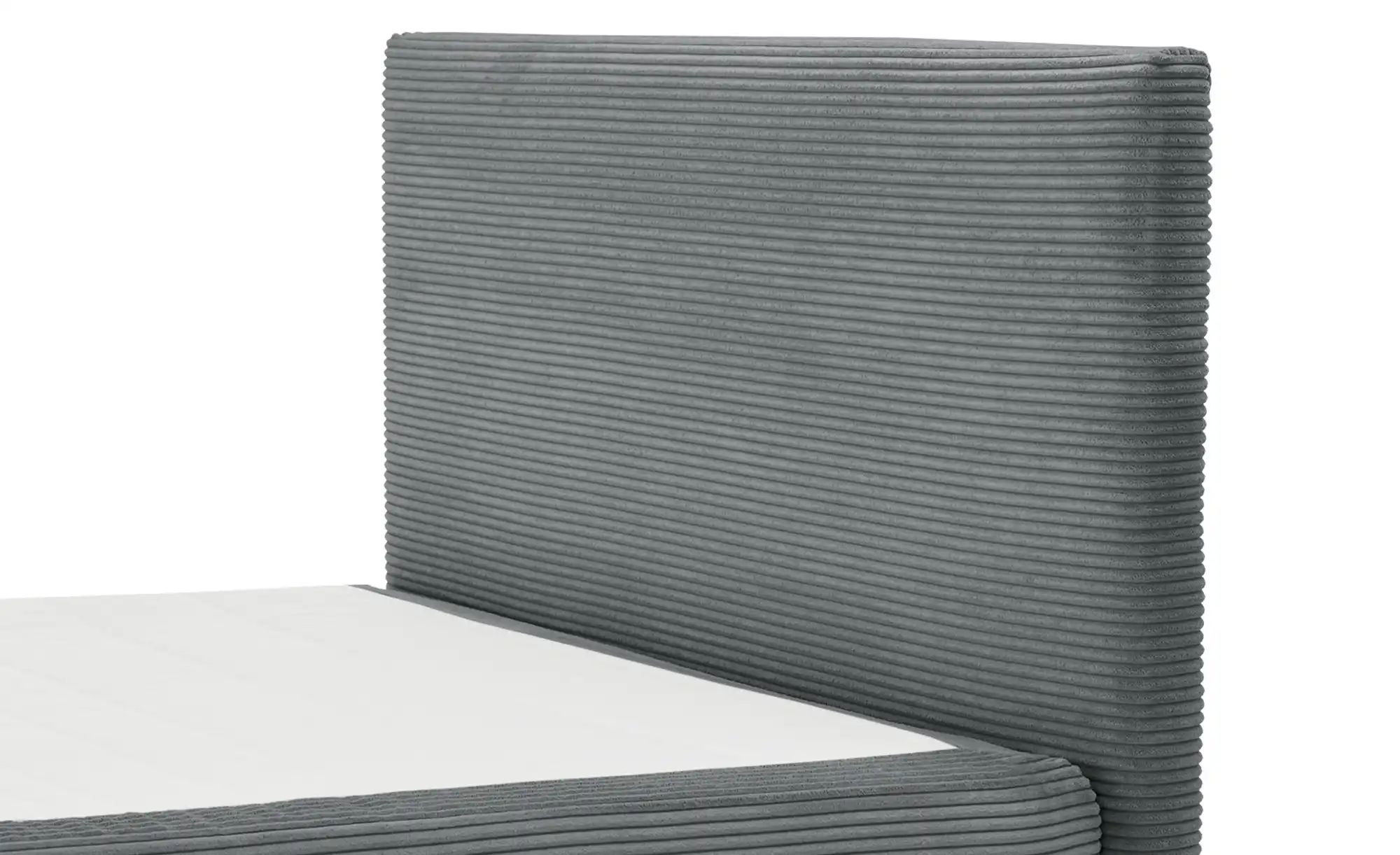 Thumbnail - Boxbett Cord Härtegrad H3 140x200 cm Moseley ¦ grau ¦ Maße (cm): B: 147 H: 104 Betten > Polsterbetten - Höffner