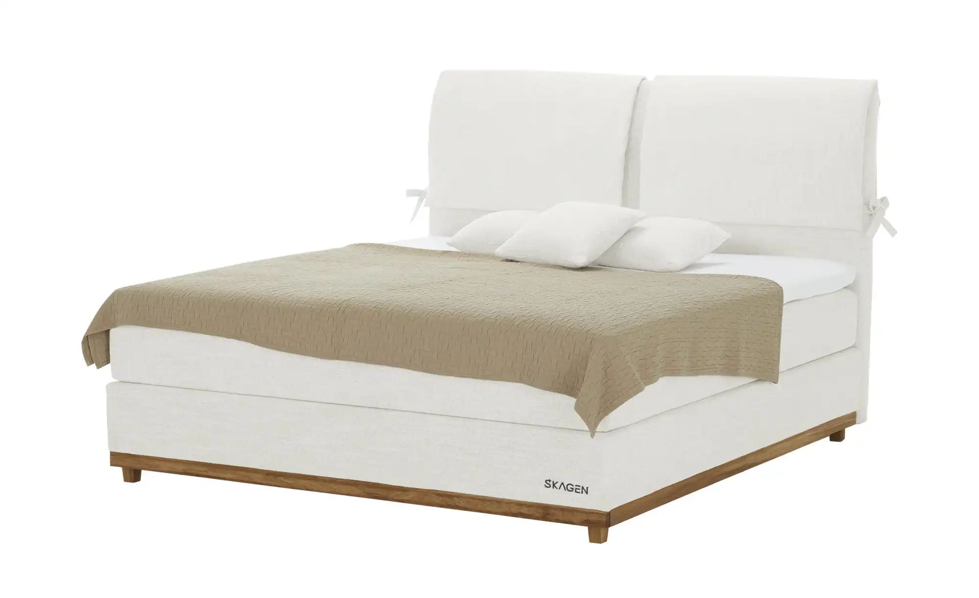 SKAGEN STUDIO Boxspringbett  Sild ¦ creme ¦ Maße (cm): B: 204 H: 124 Betten günstig online kaufen
