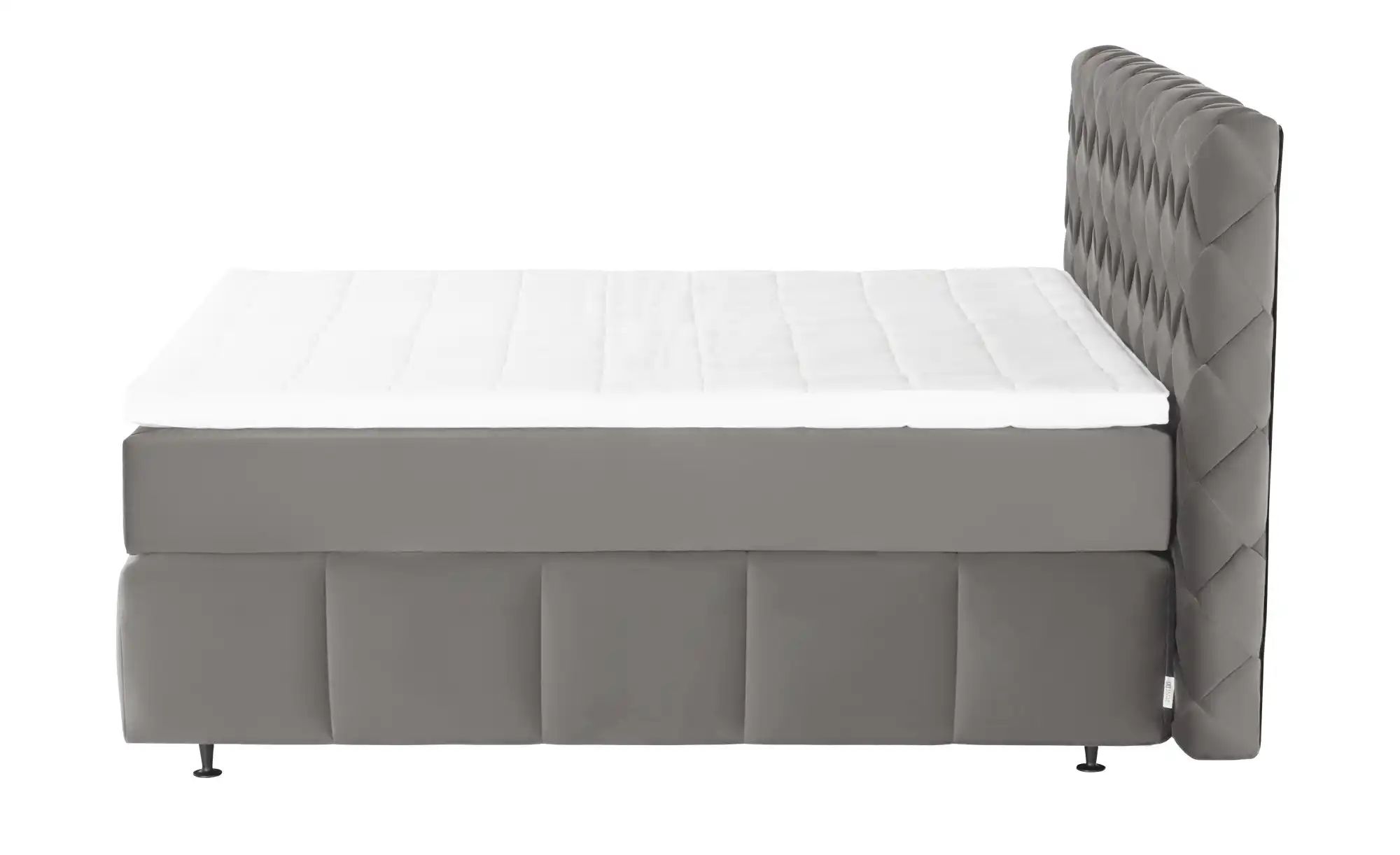 Jette Home Boxspringbett  Braid ¦ grau ¦ Maße (cm): B: 182 H: 123 Betten > günstig online kaufen