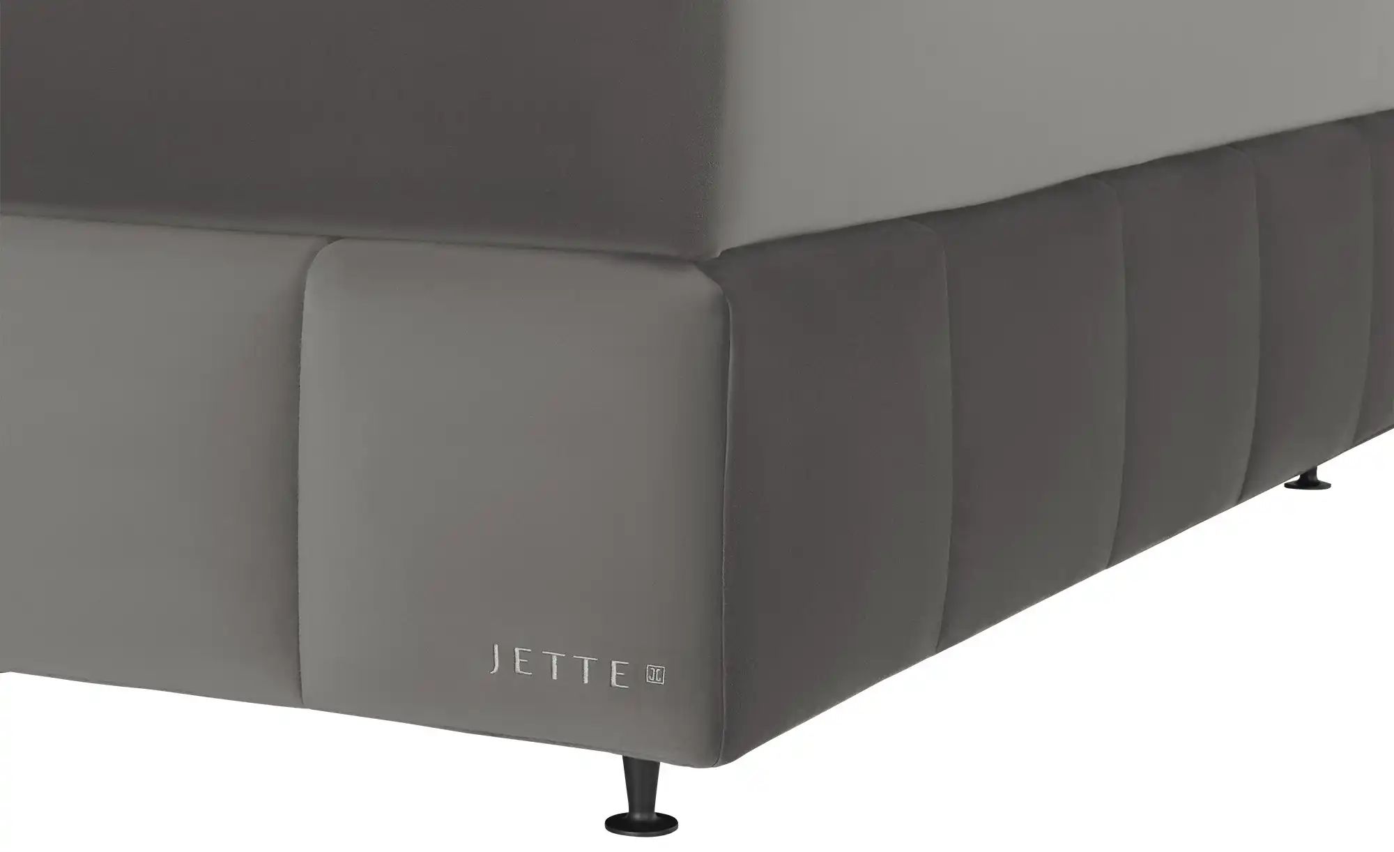 Thumbnail - Jette Home Boxspringbett  Braid  ¦ grau ¦ Maße (cm): B: 222 H: 123 Betten > Boxspringbetten > Boxspringbetten 200x200 - ...