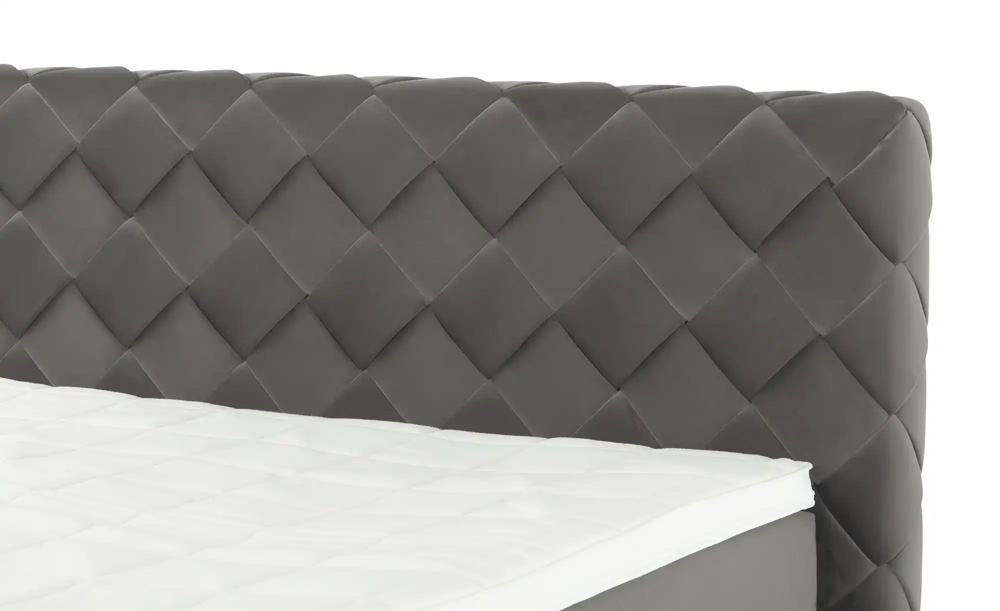 Thumbnail - Jette Home Boxspringbett  Braid  ¦ grau ¦ Maße (cm): B: 222 H: 123 Betten > Boxspringbetten > Boxspringbetten 200x200 - ...
