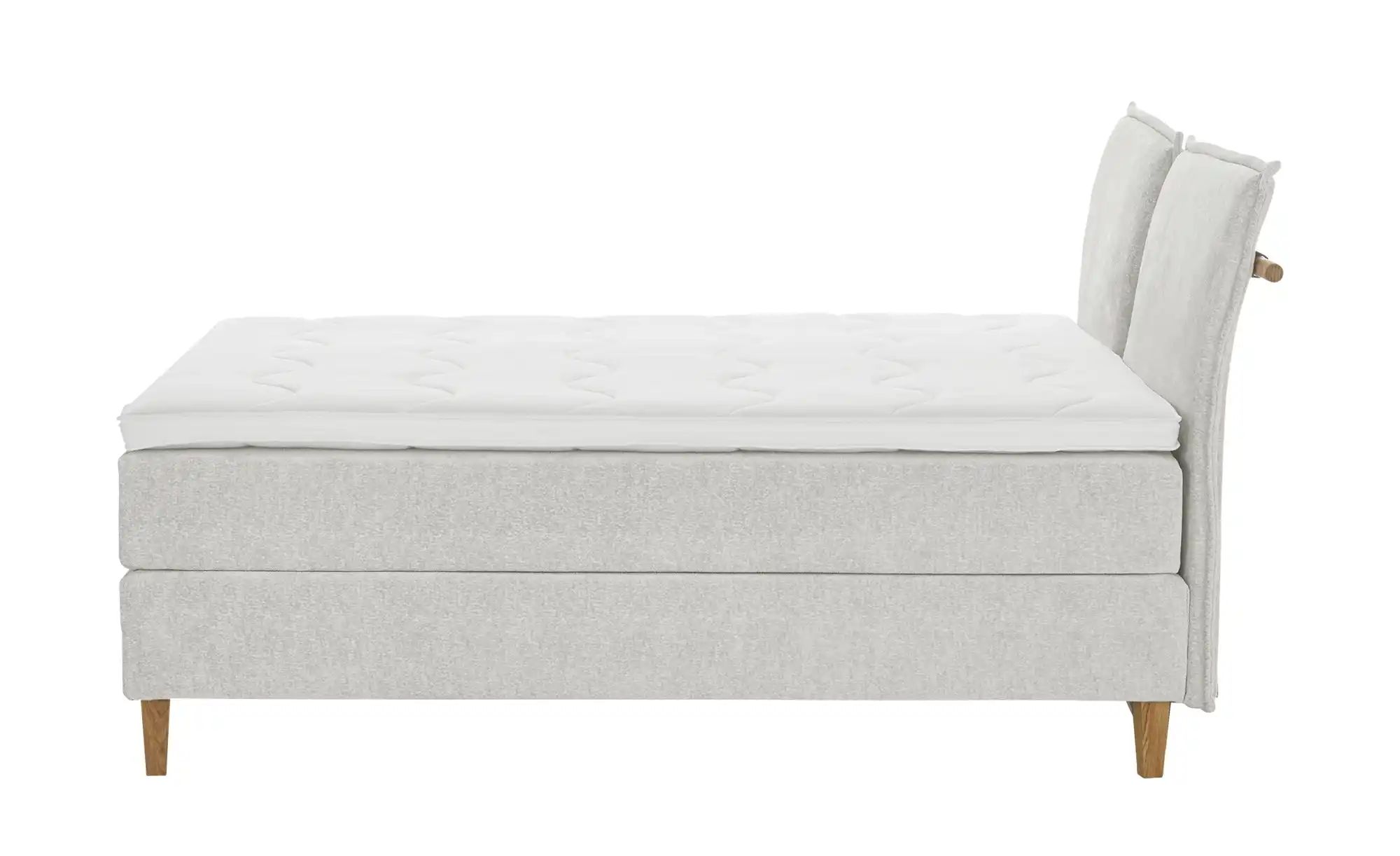 SKAGEN STUDIO Boxspringbett  Voodie ¦ beige ¦ Maße (cm): B: 222 H: 107 Bett günstig online kaufen