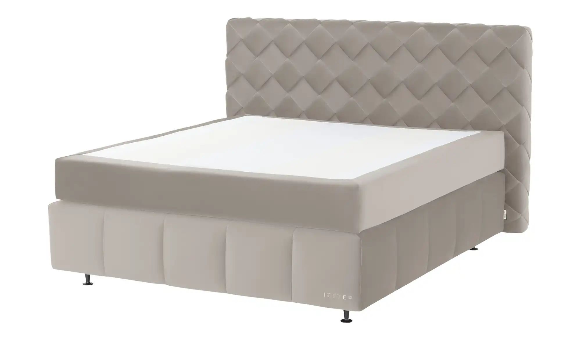 Jette Home Boxspringbett  Braid ¦ beige ¦ Maße (cm): B: 202 H: 123 Betten > günstig online kaufen