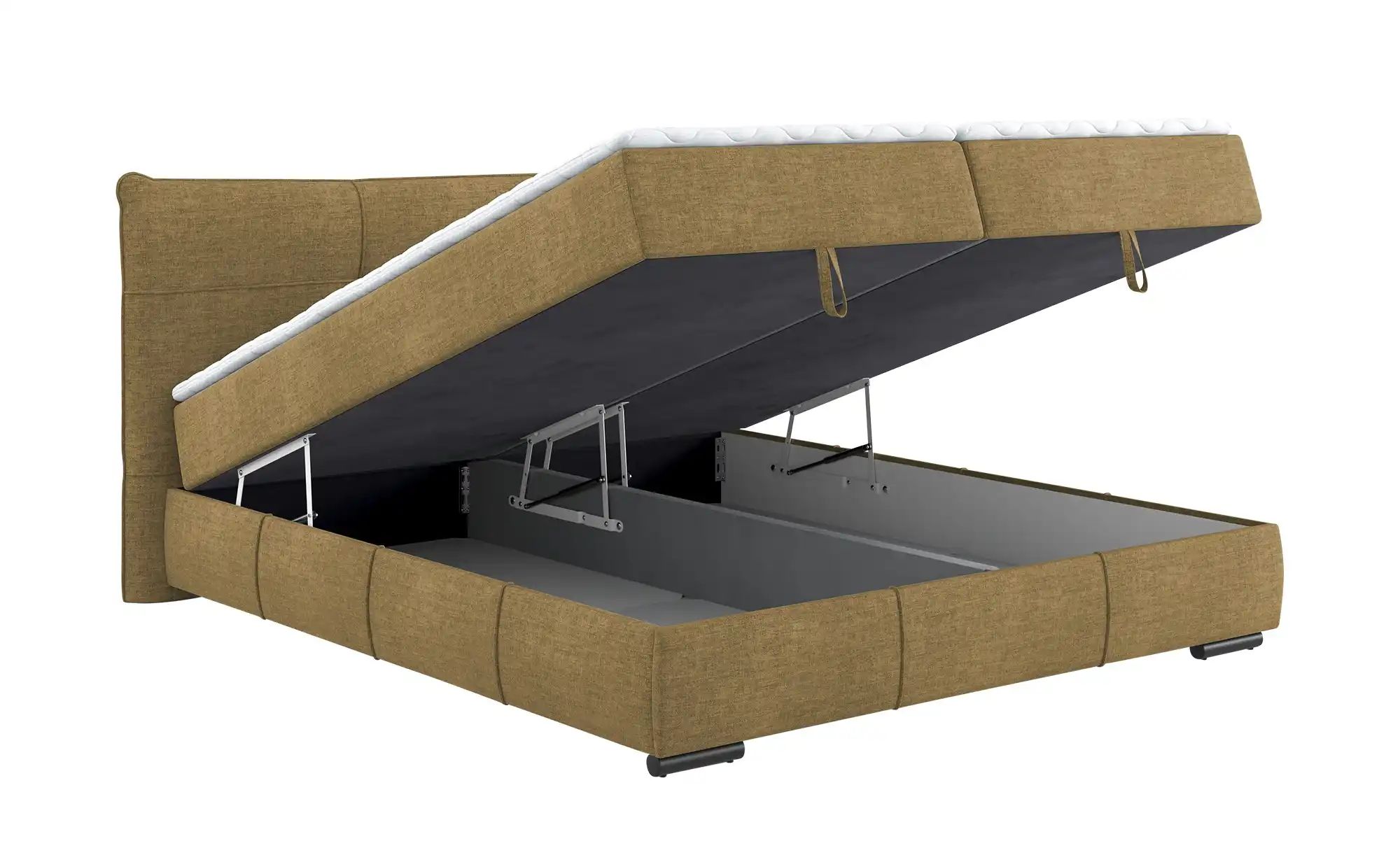 Thumbnail - Boxbett mit Stauraum Margam ¦ gelb ¦ Maße (cm): B: 205 H: 109 Betten > Polsterbetten - Höffner