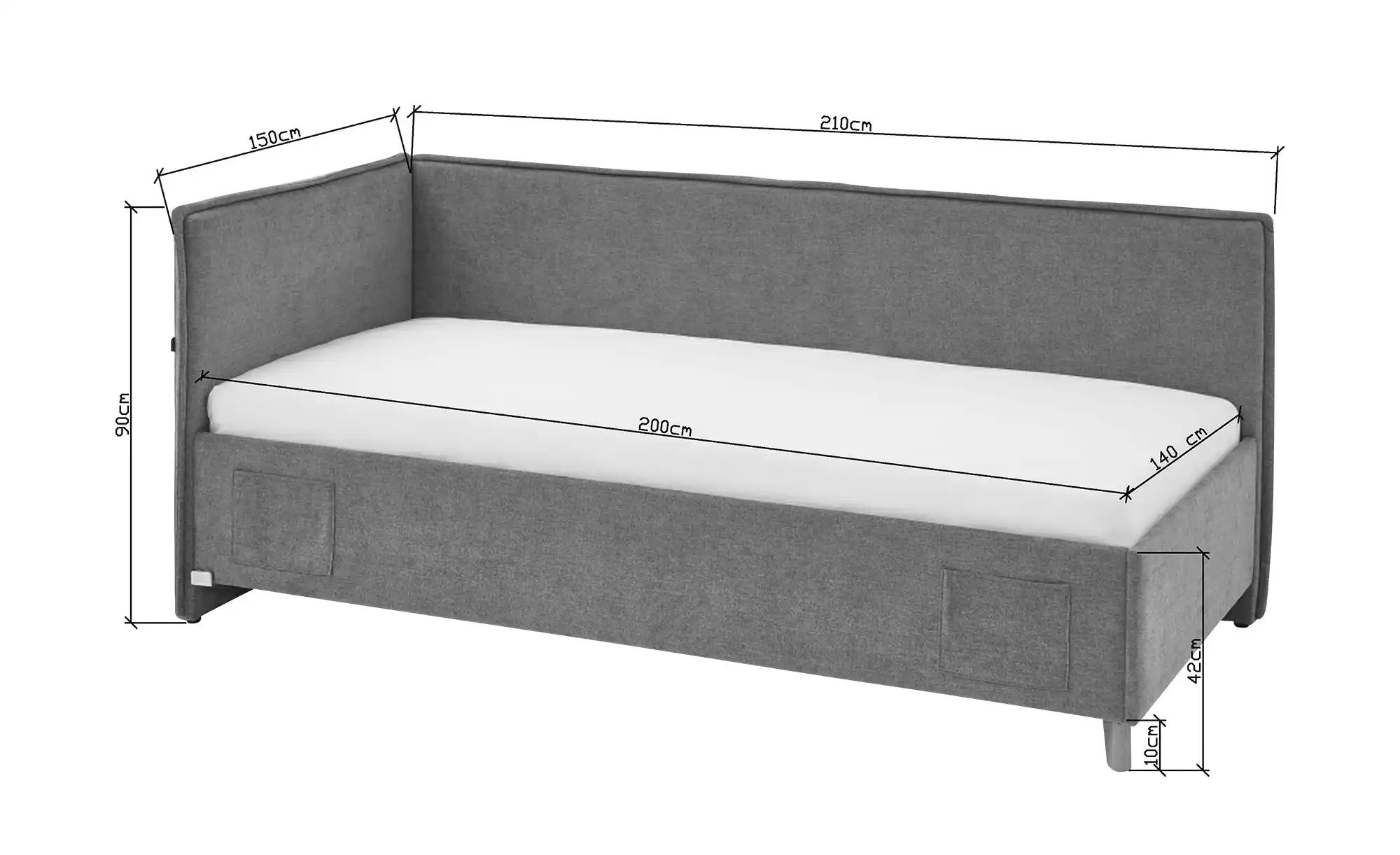 meise.möbel Kinderbett "FUN II" Polsterbett wahlweise mit Bettkasten, Jugen günstig online kaufen