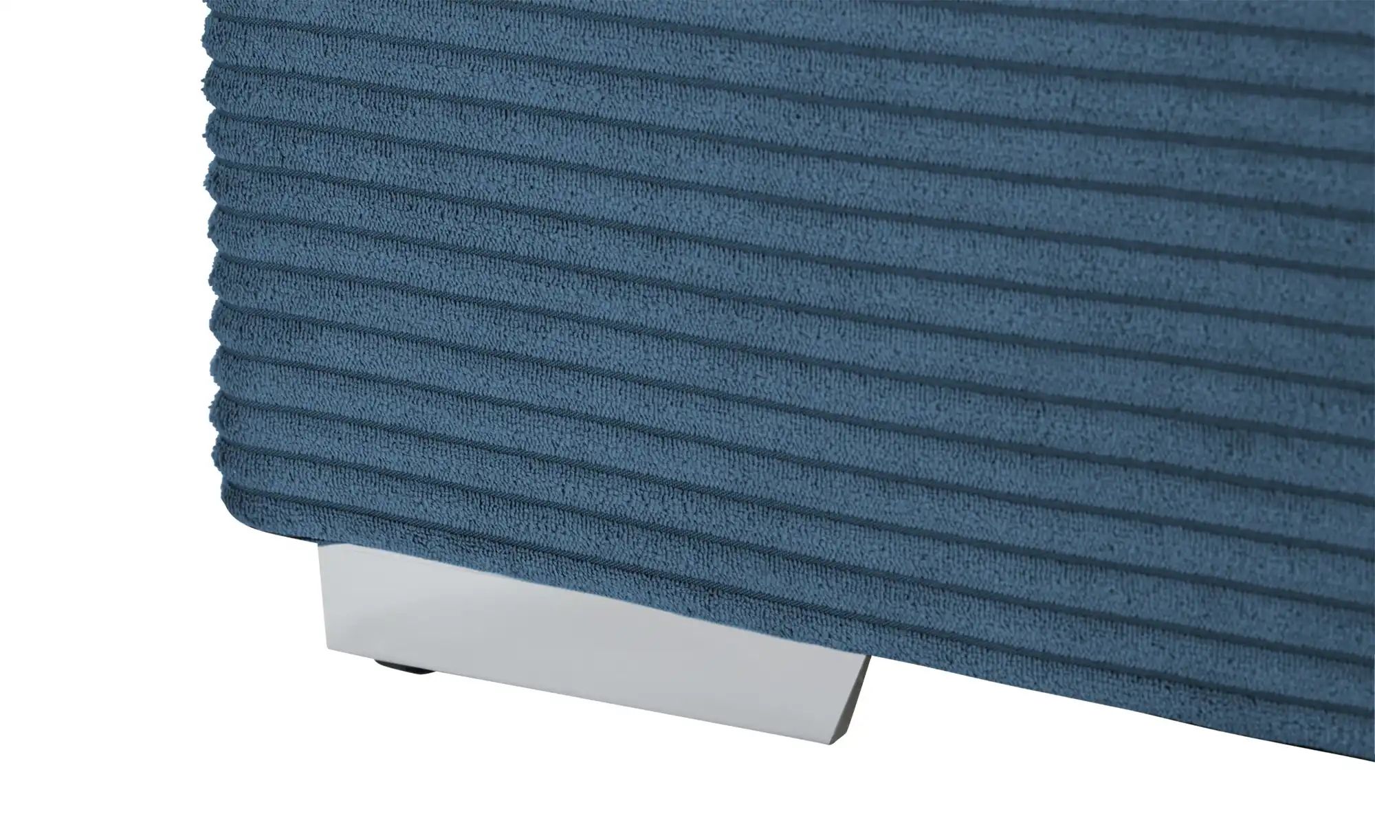 Boxbett Cord  Härtegrad H3  140x200 cm Moseley ¦ blau ¦ Maße (cm): B: 147 H günstig online kaufen