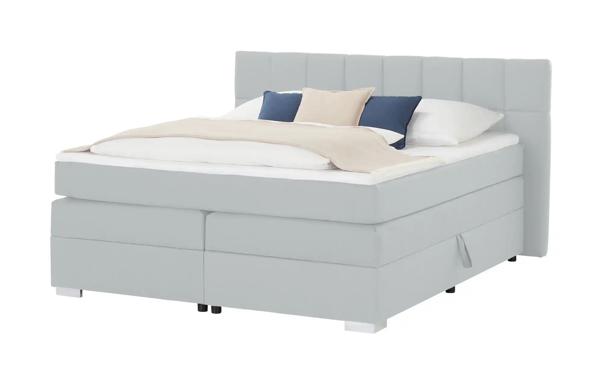 Boxspringbett  Kex 2.0 ¦ grau ¦ Maße (cm): B: 202 H: 111 Betten > Komfortbe günstig online kaufen