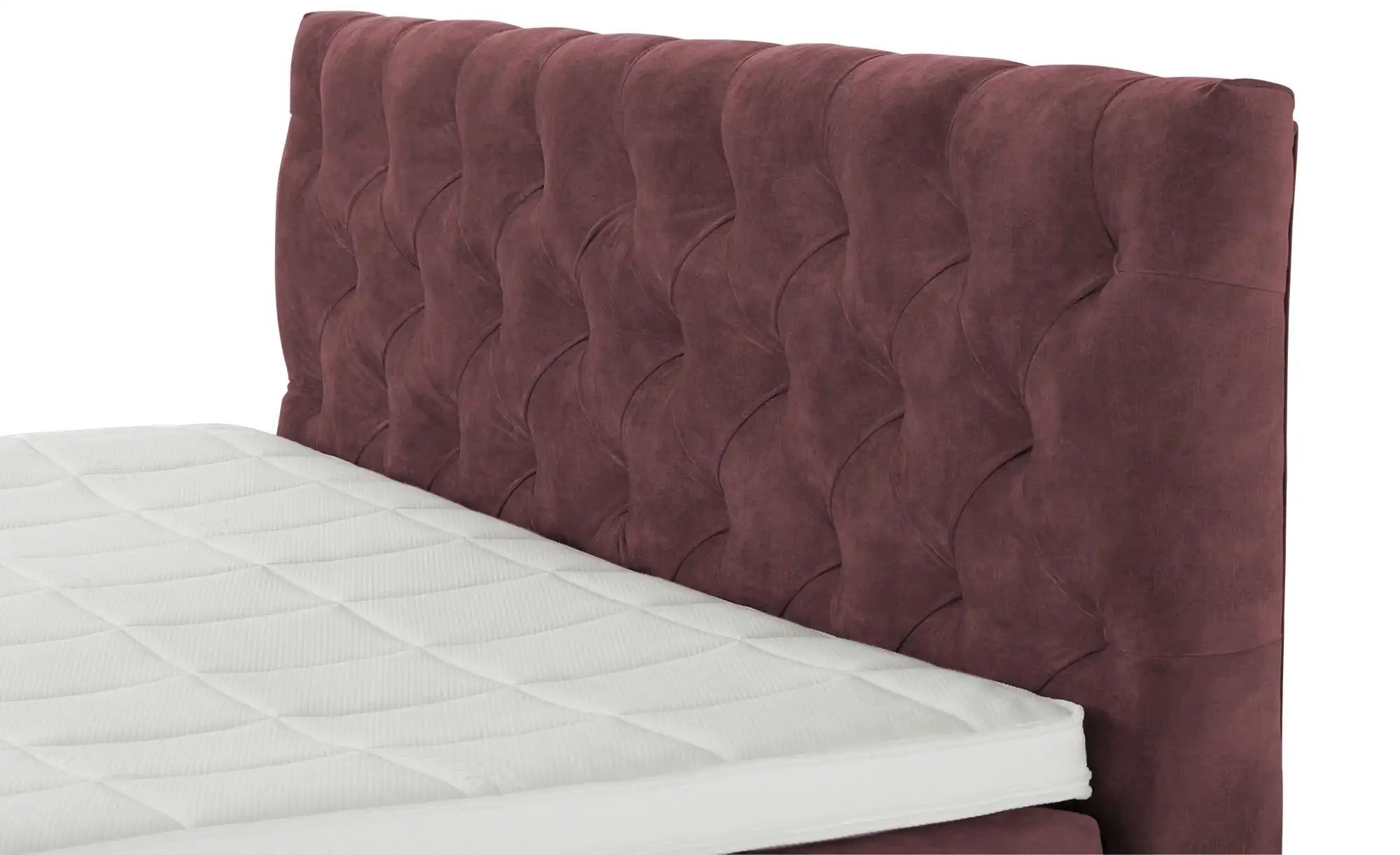 Thumbnail - Jette Home Boxspringbett Glam New ¦ rot ¦ Maße (cm): B: 162 H: 132,5 Betten > Komfortbetten - Höffner