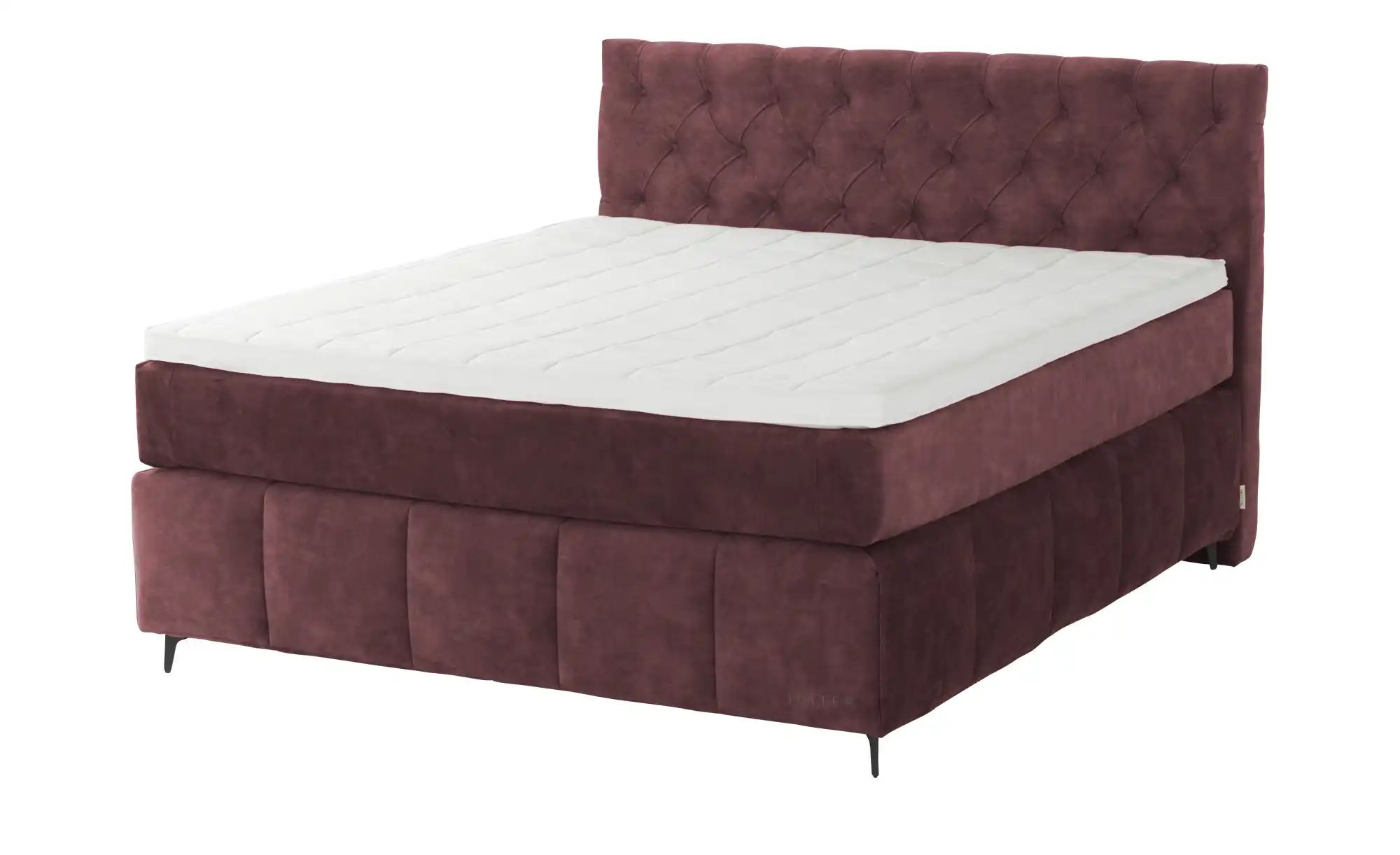 Thumbnail - Jette Home Boxspringbett Glam New ¦ rot ¦ Maße (cm): B: 202 H: 132,5 Betten > Komfortbetten - Höffner