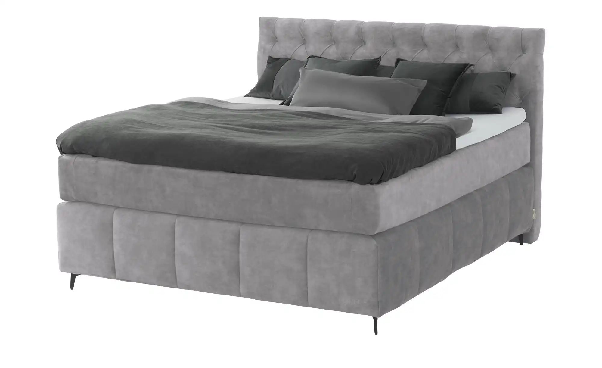 Jette Home Boxspringbett  Glam New ¦ grau ¦ Maße (cm): B: 202 H: 132,5 Bett günstig online kaufen