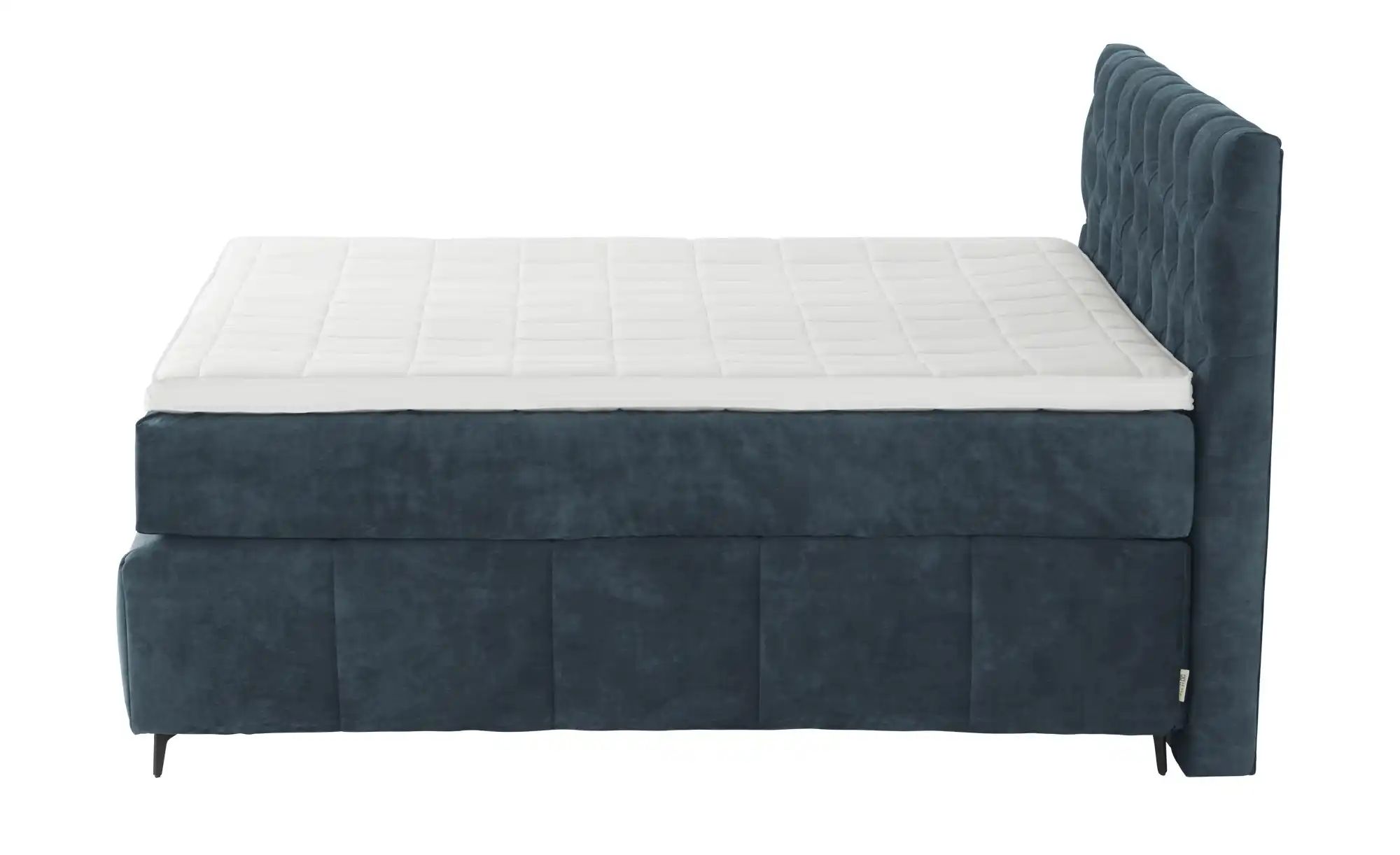 Thumbnail - Jette Home Boxspringbett Glam New ¦ blau ¦ Maße (cm): B: 182 H: 132,5 Betten > Boxspringbetten - Höffner