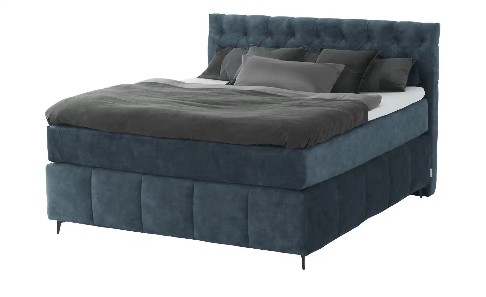 Jette Home Boxspringbett  Glam New ¦ blau ¦ Maße (cm): B: 202 H: 132,5 Bett günstig online kaufen