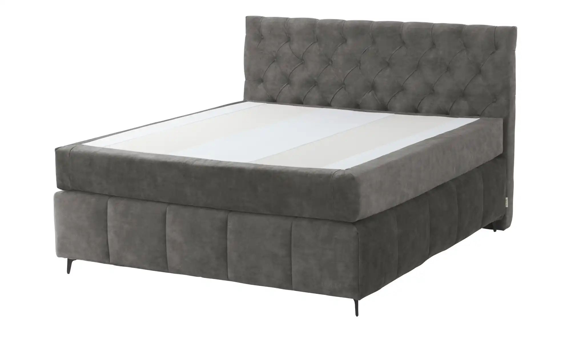 Thumbnail - Jette Home Boxspringbett Glam New ¦ grau ¦ Maße (cm): B: 182 H: 132,5 Betten > Komfortbetten - Höffner