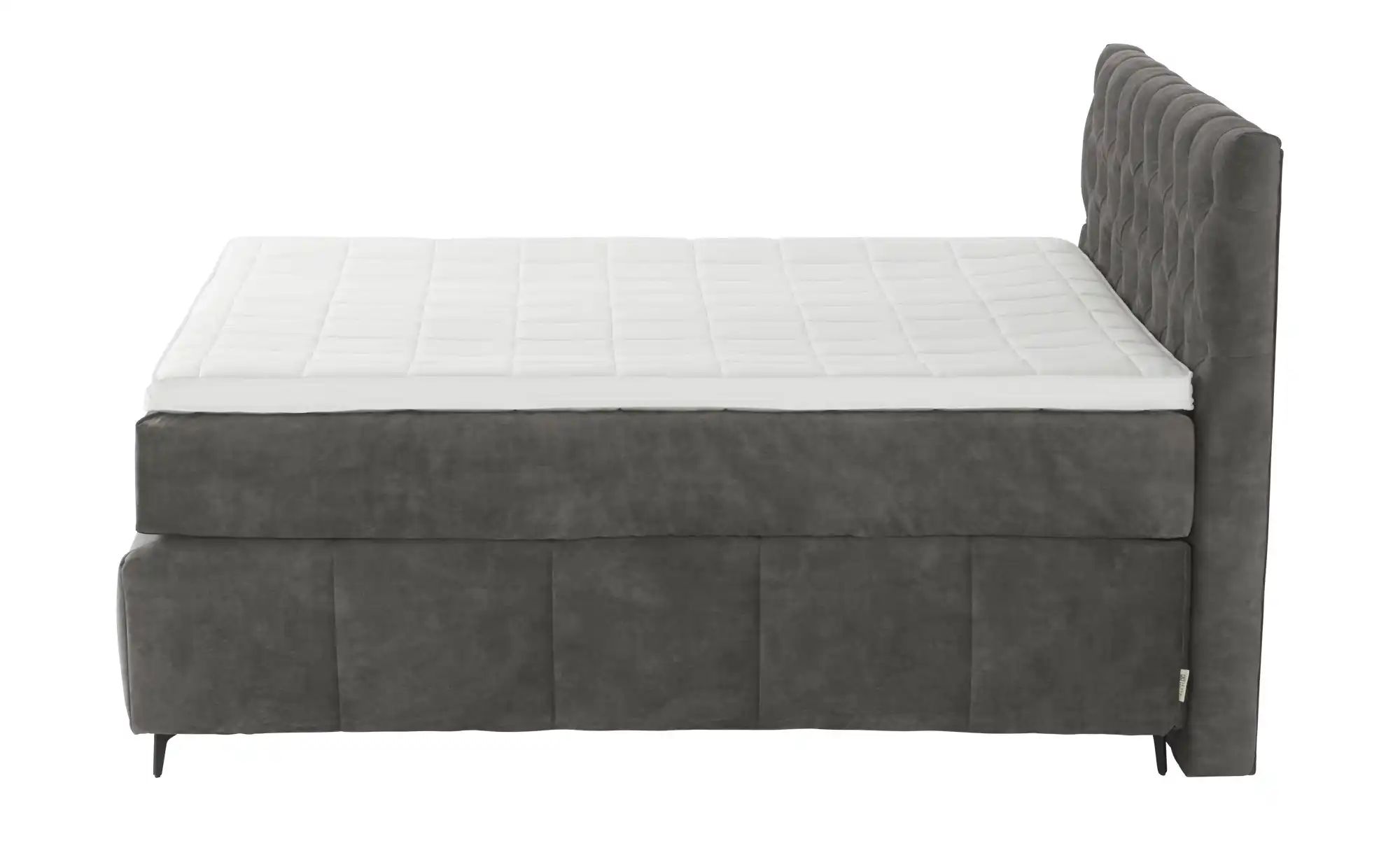 Thumbnail - Jette Home Boxspringbett Glam New ¦ grau ¦ Maße (cm): B: 202 H: 132,5 Betten > Komfortbetten - Höffner
