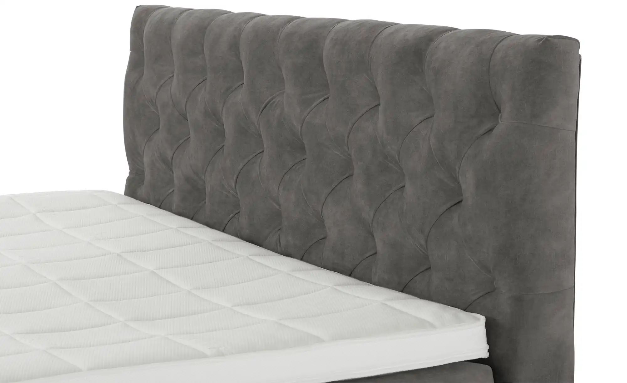 Thumbnail - Jette Home Boxspringbett  Glam New ¦ grau ¦ Maße (cm): B: 182 H: 132,5 Betten > Boxspringbetten - Höffner