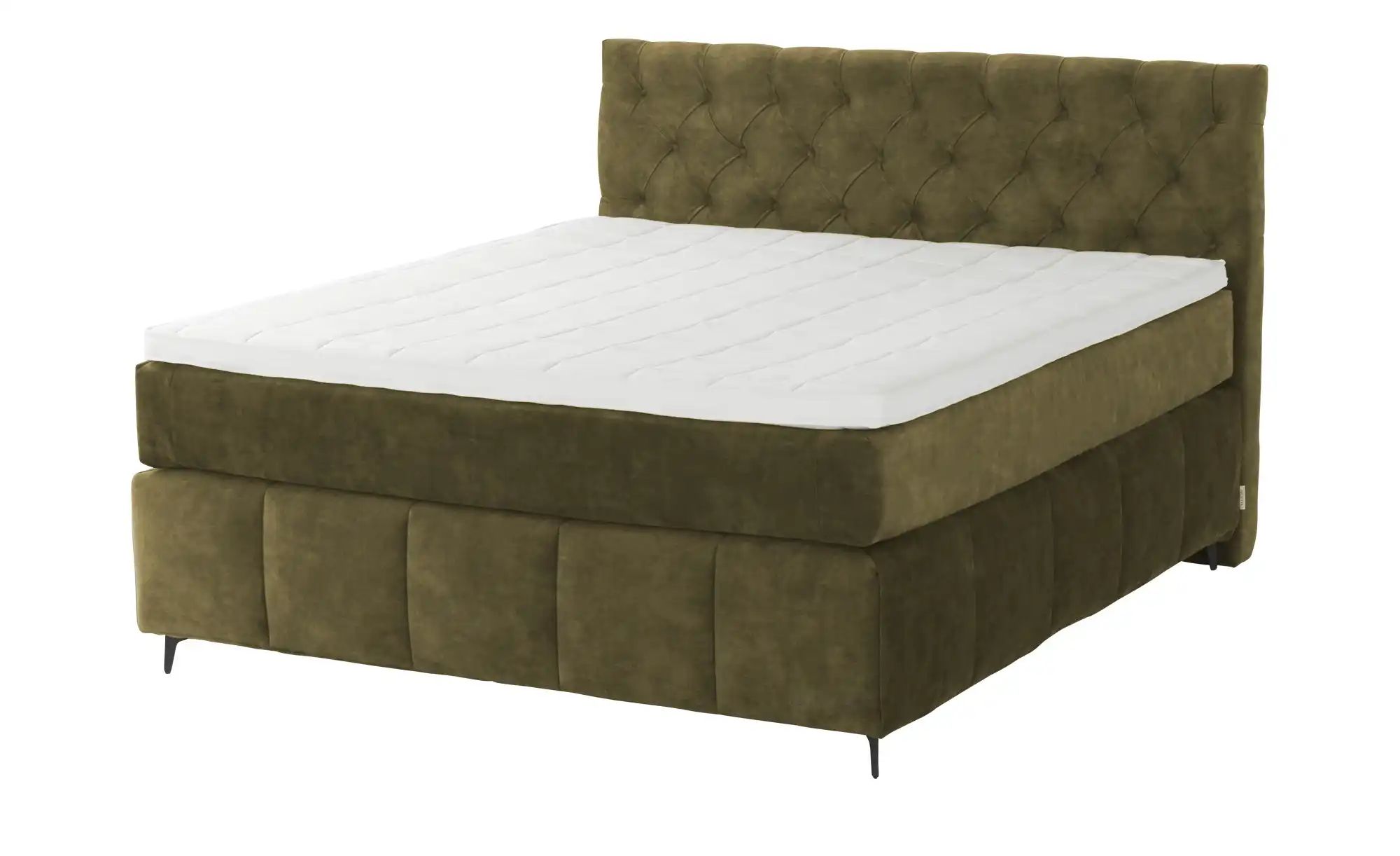 Thumbnail - Jette Home Boxspringbett  Glam New ¦ grün ¦ Maße (cm): B: 202 H: 132,5 Betten > Boxspringbetten - Höffner