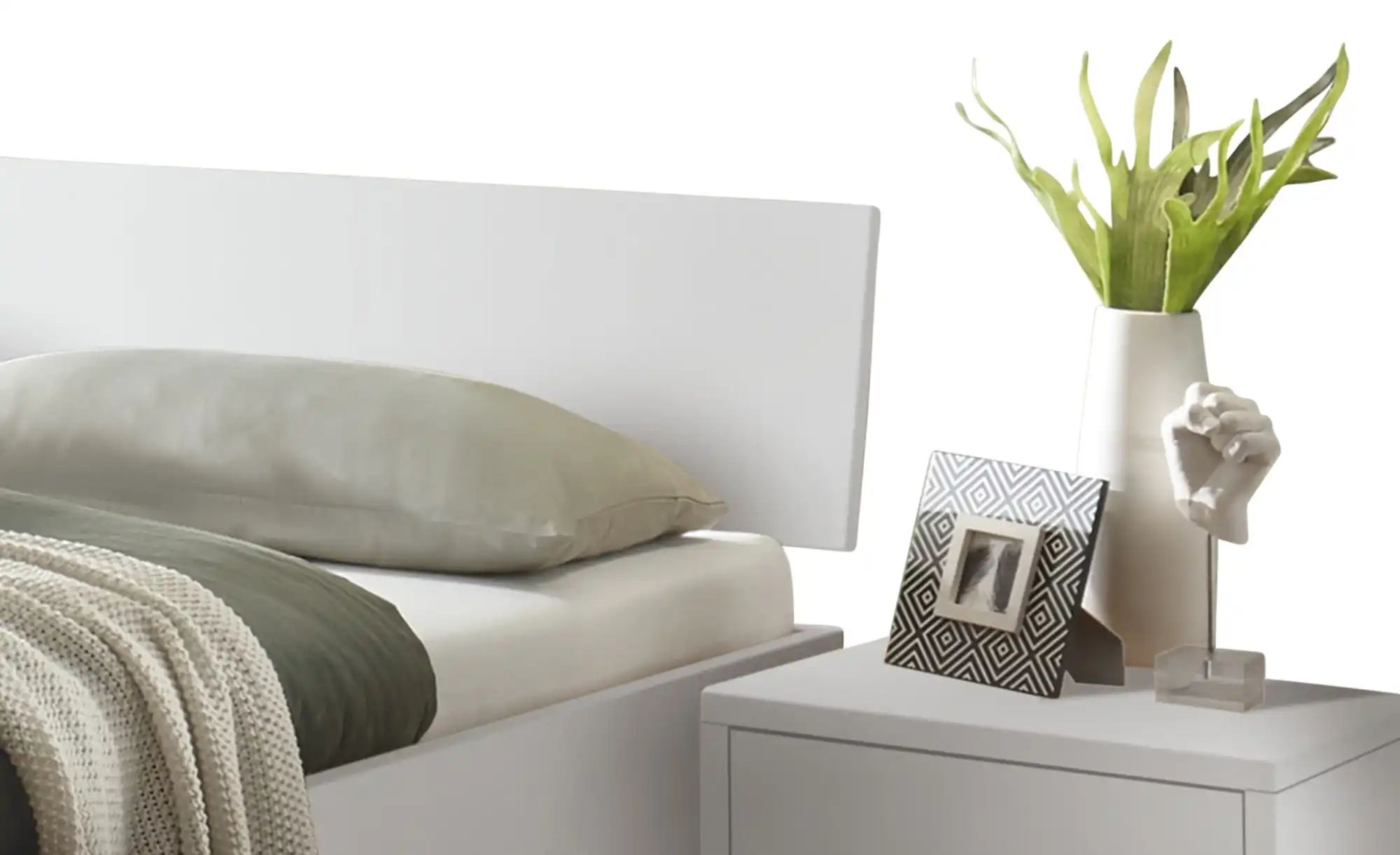 Thumbnail - HASENA Holzbett  Forti ¦ weiß ¦ Maße (cm): B: 146 H: 79 Betten > Bettgestelle - Höffner