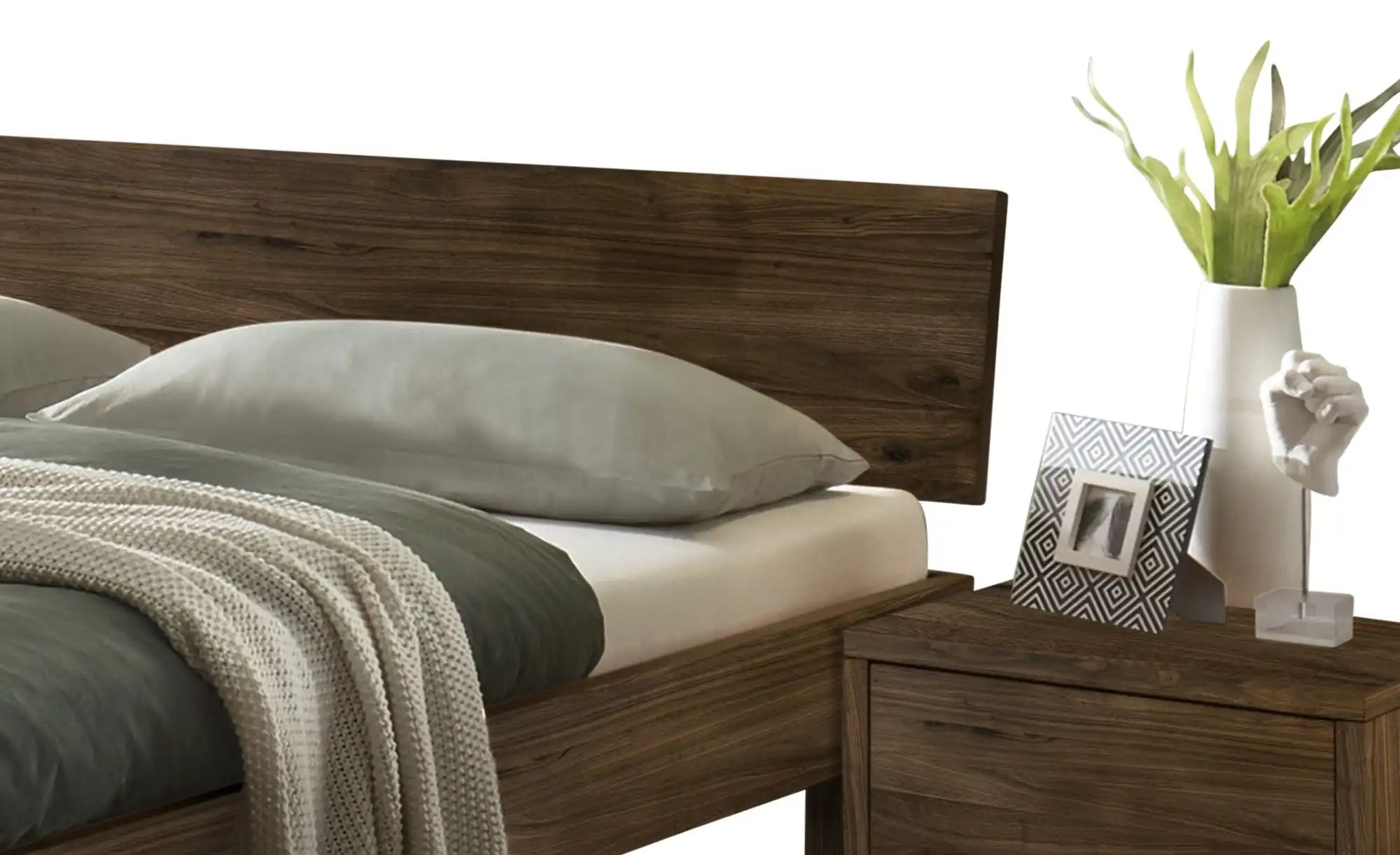 HASENA Massivholzbett  Forti ¦ holzfarben ¦ Maße (cm): B: 186 H: 79 Betten günstig online kaufen