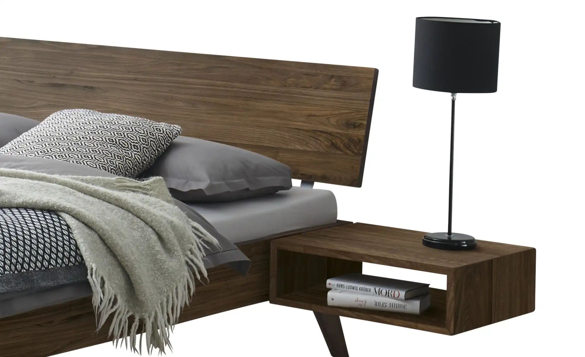 HASENA Massivholzbett  Ancona ¦ holzfarben ¦ Maße (cm): B: 186 H: 79 Betten günstig online kaufen