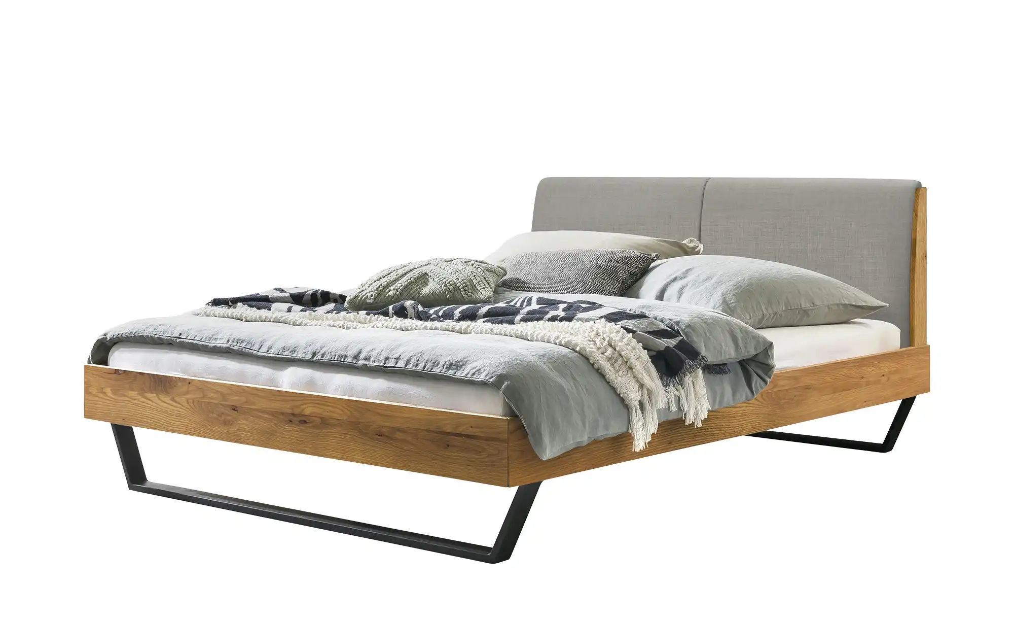 HASENA Massivholzbett in Wildeiche Pietro ¦ holzfarben ¦ Maße (cm): B: 166 günstig online kaufen