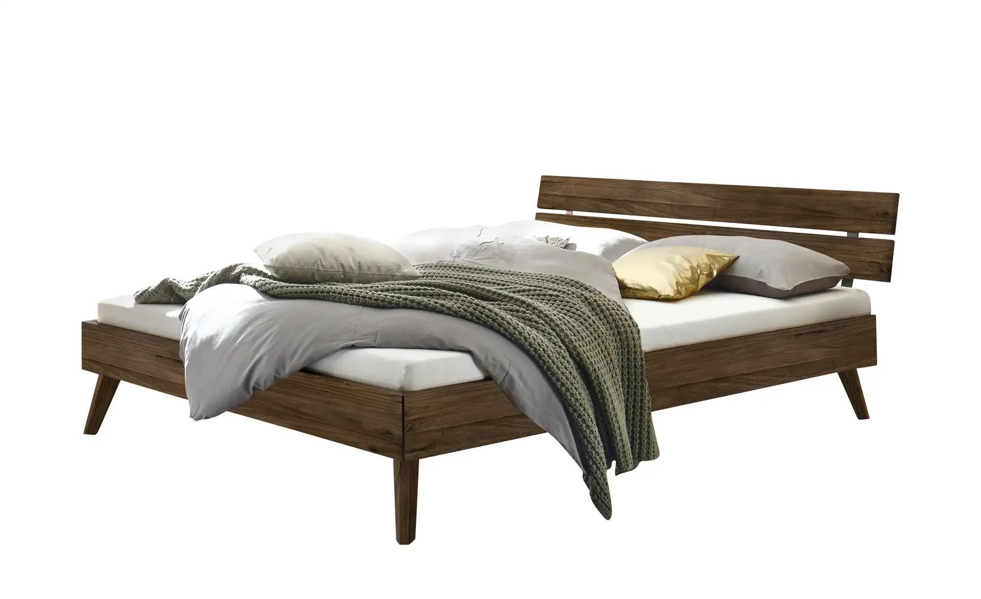 HASENA Massivholzbett  Ortona ¦ holzfarben ¦ Maße (cm): B: 166 H: 81 Betten günstig online kaufen